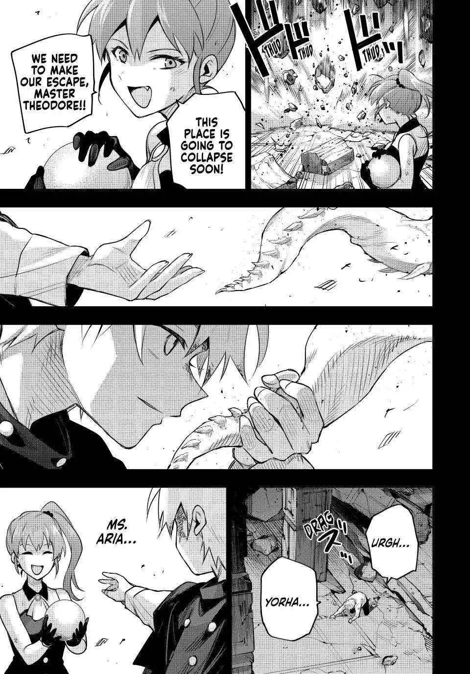 Mikata ga Yowasugite Hojo Mahou ni Tesshiteita Kyuutei Mahoushi, Tsuihou Sarete Saikyou wo Mezashimasu Chapter 157 page 6