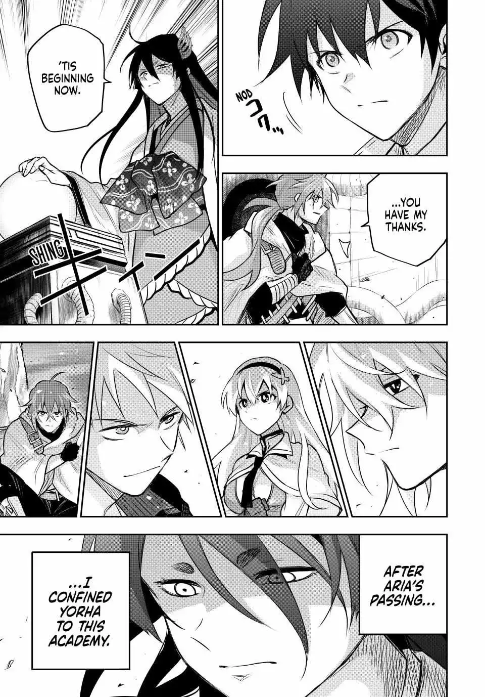 Mikata ga Yowasugite Hojo Mahou ni Tesshiteita Kyuutei Mahoushi, Tsuihou Sarete Saikyou wo Mezashimasu Chapter 159 page 8
