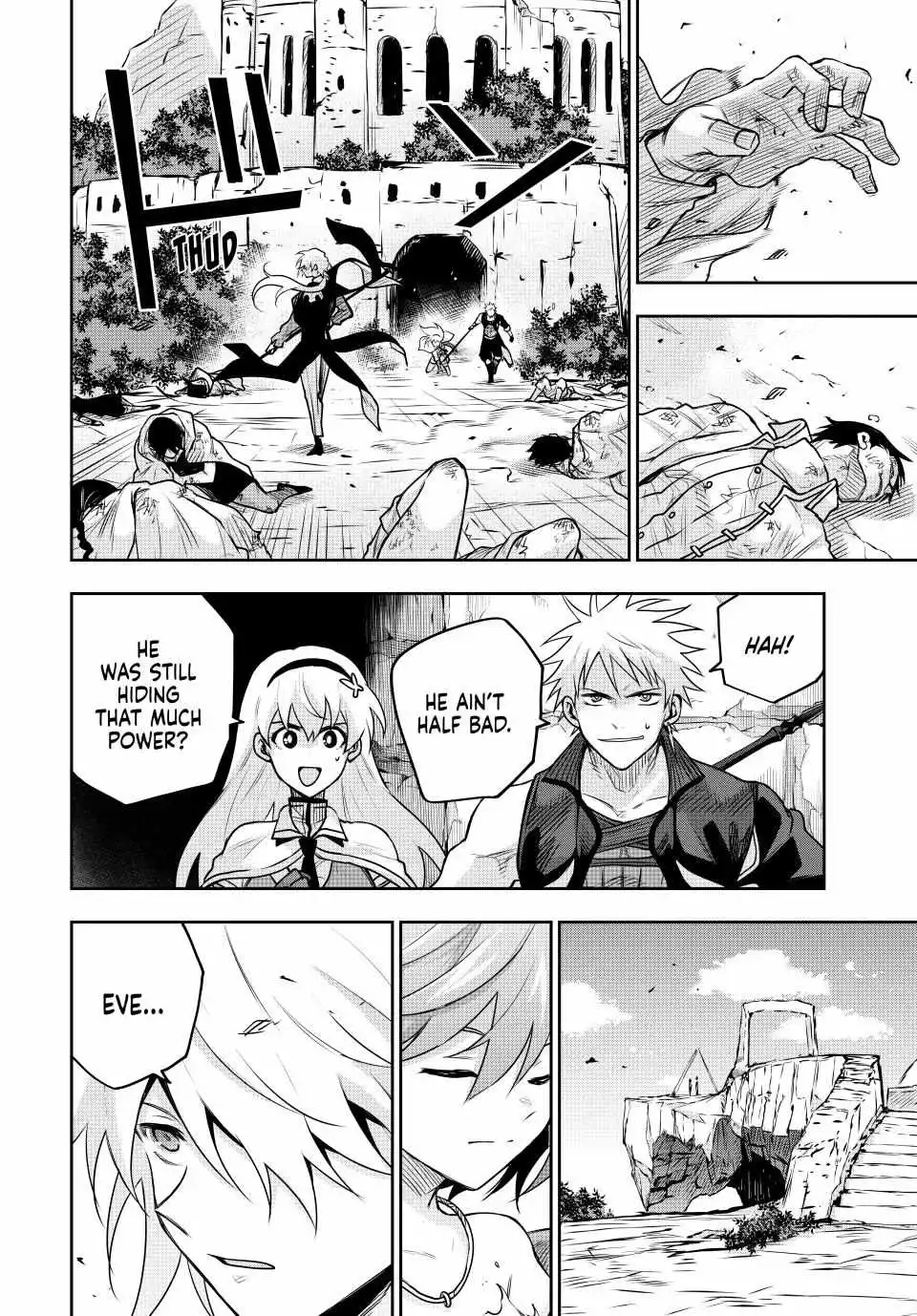 Mikata ga Yowasugite Hojo Mahou ni Tesshiteita Kyuutei Mahoushi, Tsuihou Sarete Saikyou wo Mezashimasu Chapter 160 page 8