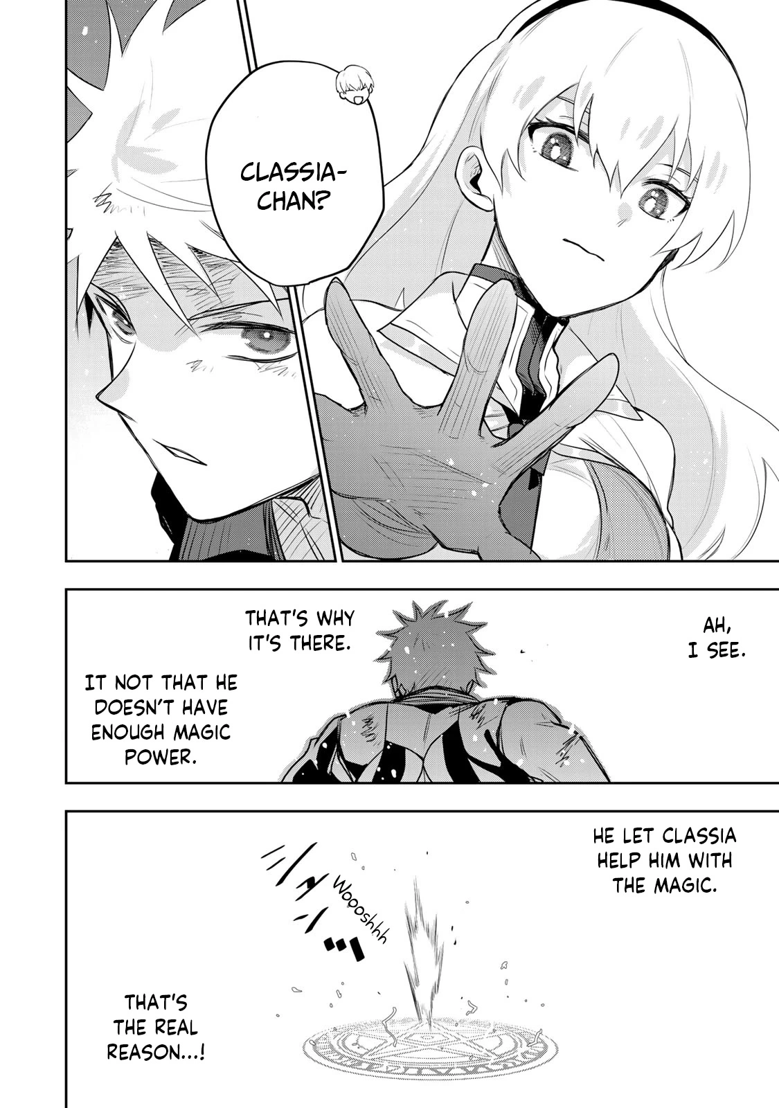 Mikata ga Yowasugite Hojo Mahou ni Tesshiteita Kyuutei Mahoushi, Tsuihou Sarete Saikyou wo Mezashimasu Chapter 17 page 9