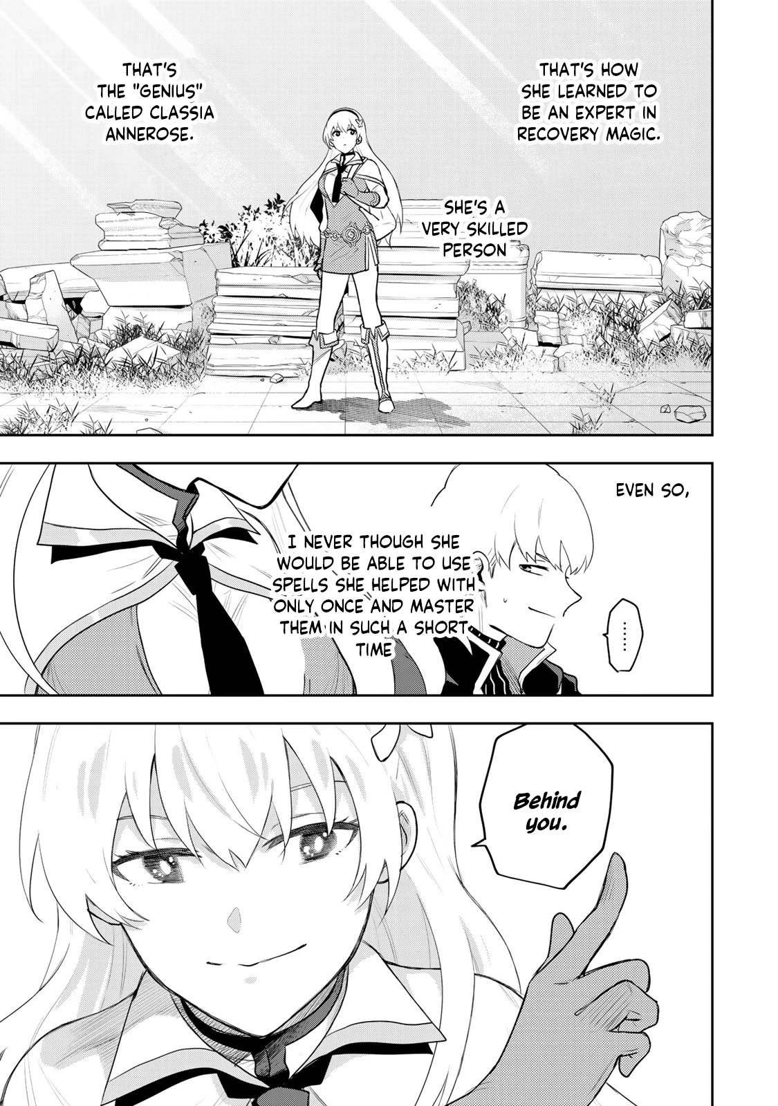 Mikata ga Yowasugite Hojo Mahou ni Tesshiteita Kyuutei Mahoushi, Tsuihou Sarete Saikyou wo Mezashimasu Chapter 17 page 12