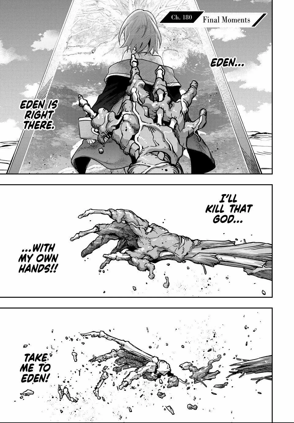 Mikata ga Yowasugite Hojo Mahou ni Tesshiteita Kyuutei Mahoushi, Tsuihou Sarete Saikyou wo Mezashimasu Chapter 180 page 2