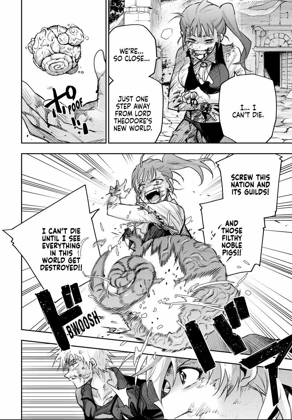 Mikata ga Yowasugite Hojo Mahou ni Tesshiteita Kyuutei Mahoushi, Tsuihou Sarete Saikyou wo Mezashimasu Chapter 180 page 9