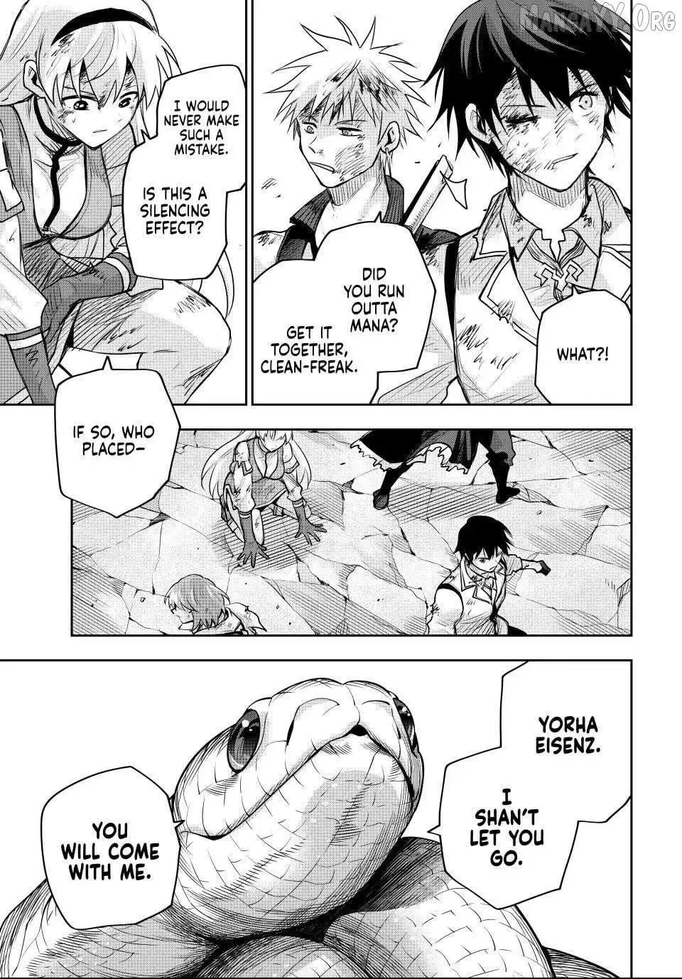 Mikata ga Yowasugite Hojo Mahou ni Tesshiteita Kyuutei Mahoushi, Tsuihou Sarete Saikyou wo Mezashimasu Chapter 182 page 8