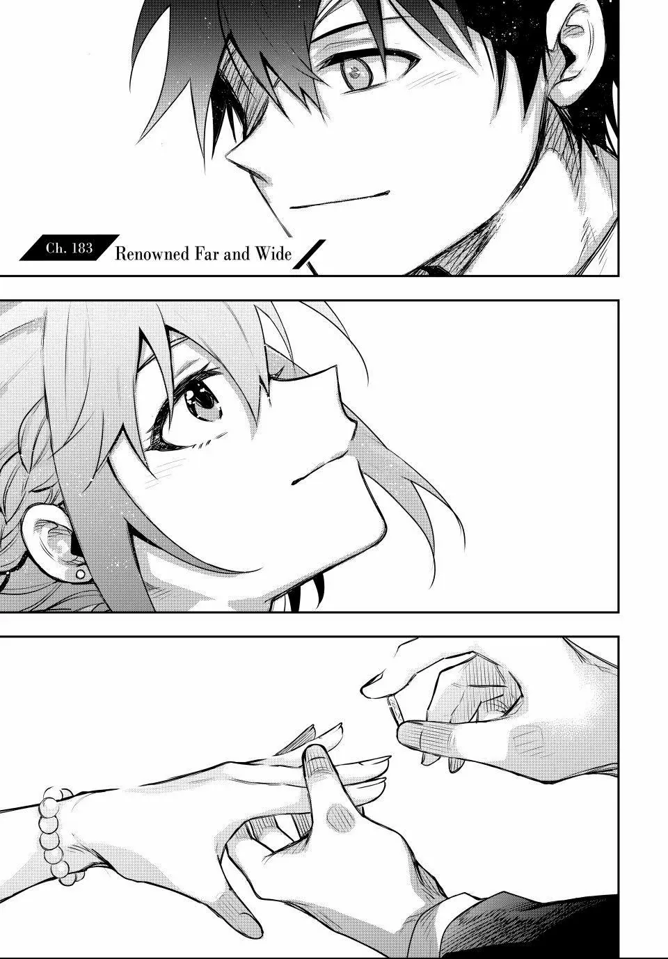 Mikata ga Yowasugite Hojo Mahou ni Tesshiteita Kyuutei Mahoushi, Tsuihou Sarete Saikyou wo Mezashimasu Chapter 183 page 1