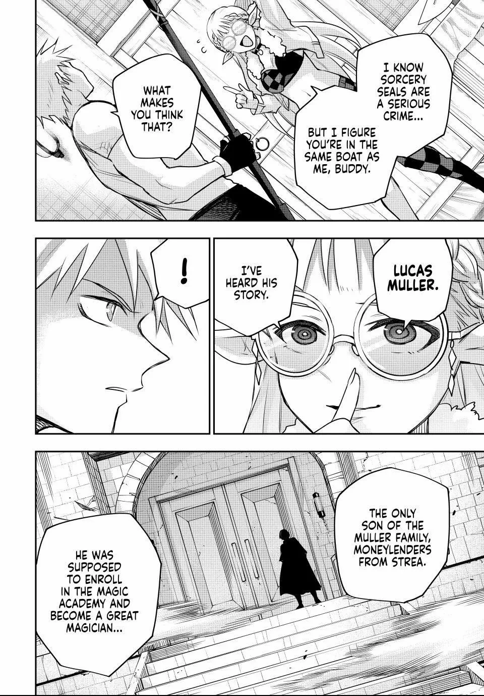Mikata ga Yowasugite Hojo Mahou ni Tesshiteita Kyuutei Mahoushi, Tsuihou Sarete Saikyou wo Mezashimasu Chapter 184 page 9