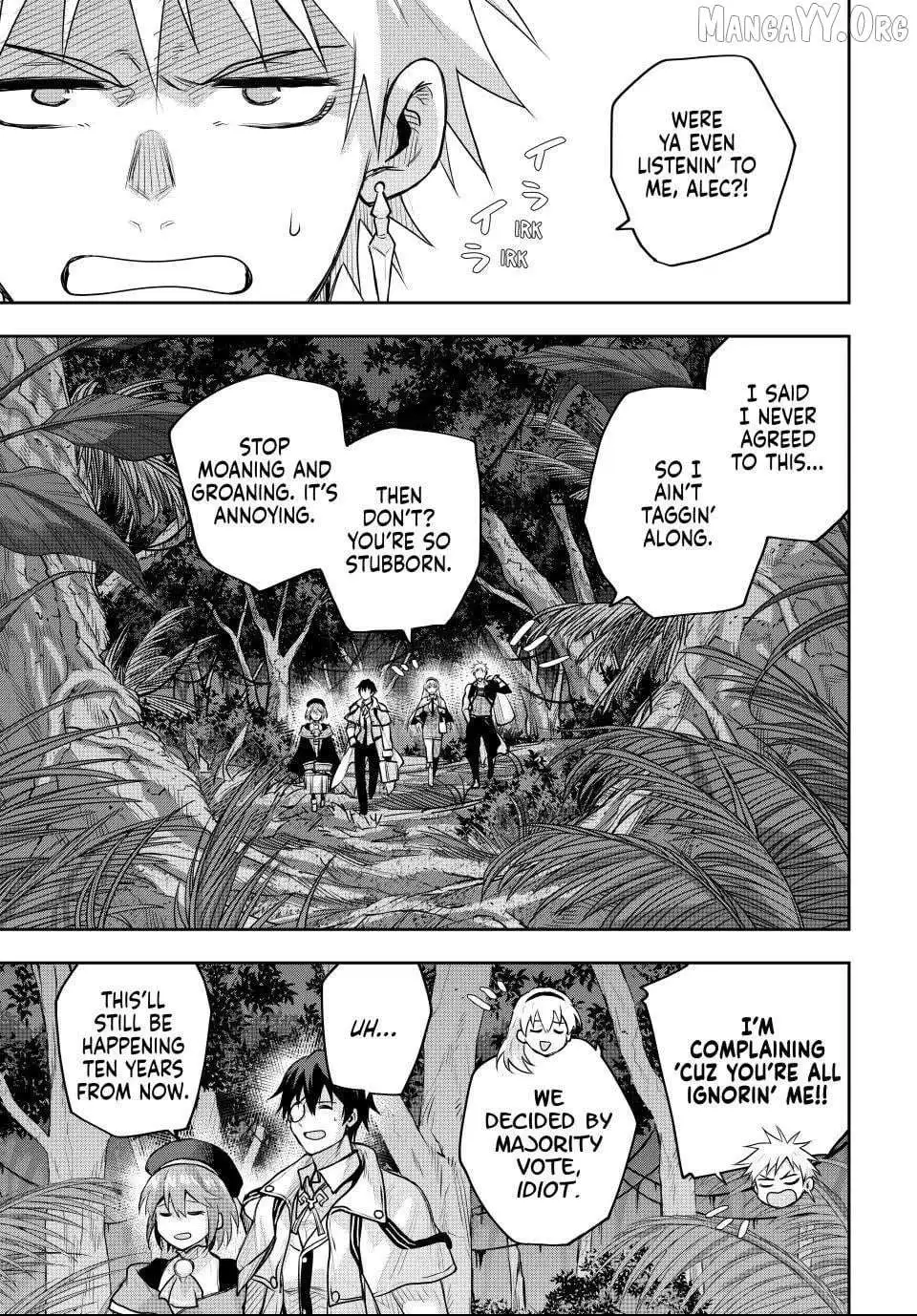 Mikata ga Yowasugite Hojo Mahou ni Tesshiteita Kyuutei Mahoushi, Tsuihou Sarete Saikyou wo Mezashimasu Chapter 185 page 2