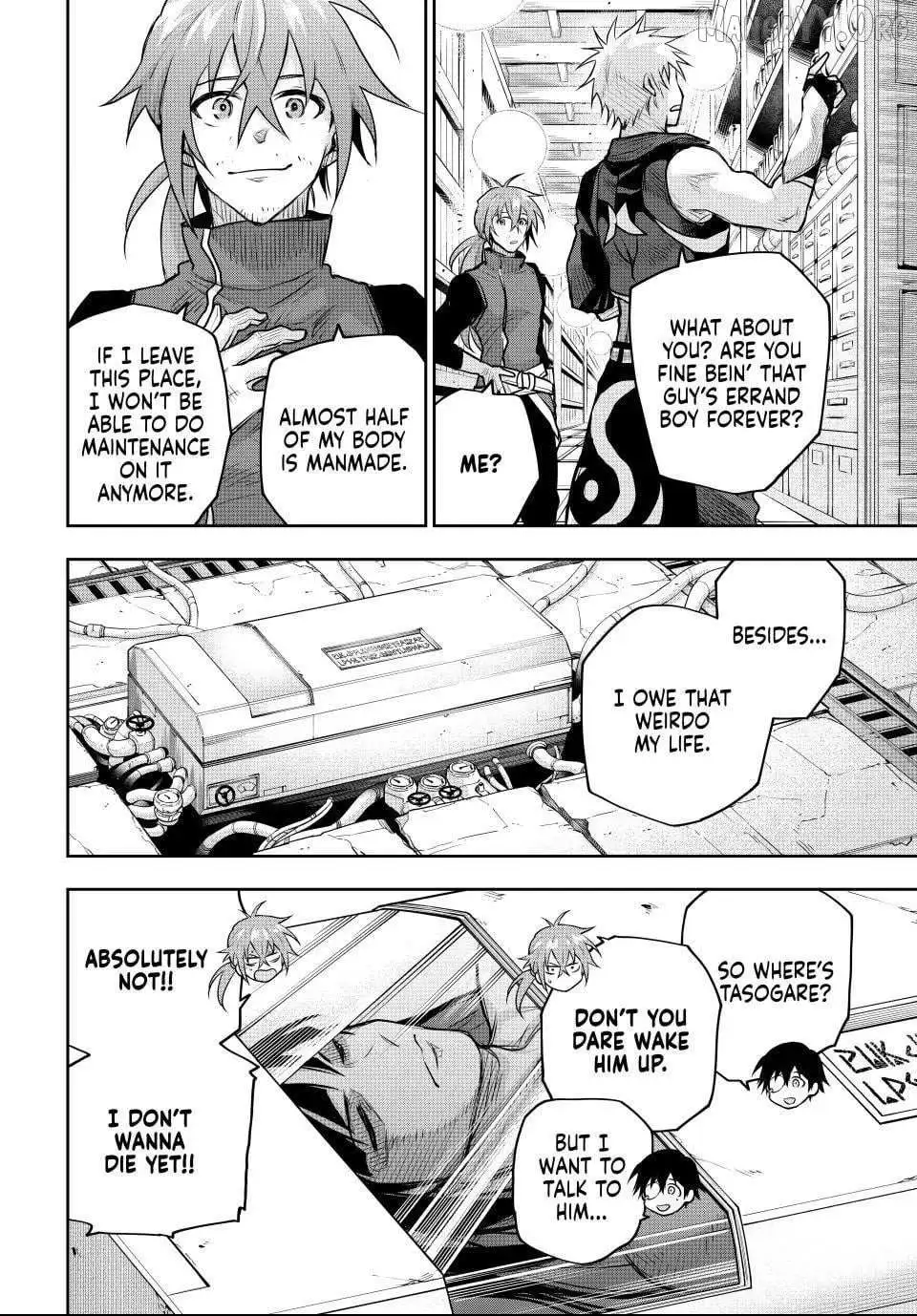 Mikata ga Yowasugite Hojo Mahou ni Tesshiteita Kyuutei Mahoushi, Tsuihou Sarete Saikyou wo Mezashimasu Chapter 185 page 11
