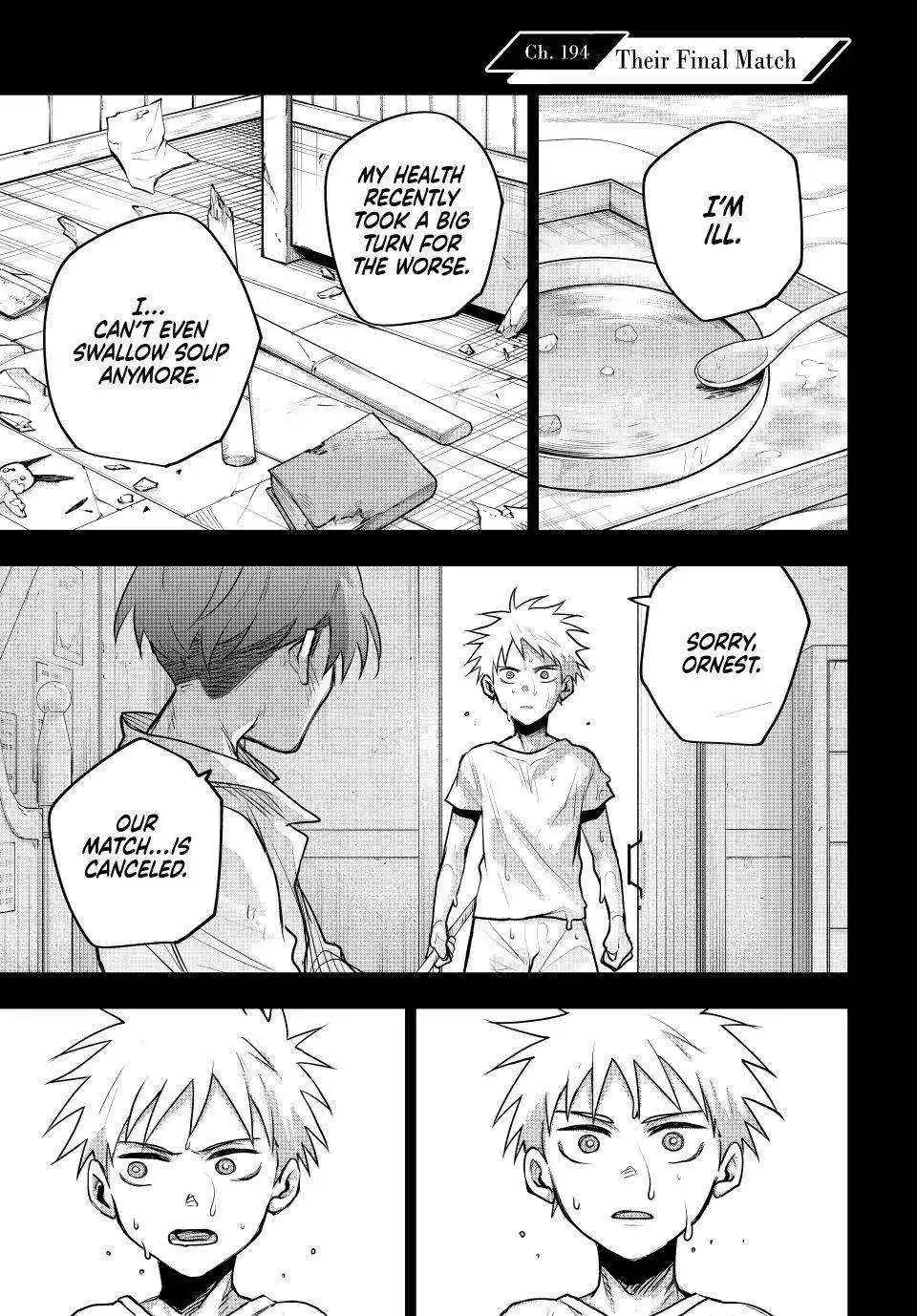 Mikata ga Yowasugite Hojo Mahou ni Tesshiteita Kyuutei Mahoushi, Tsuihou Sarete Saikyou wo Mezashimasu Chapter 194 page 1