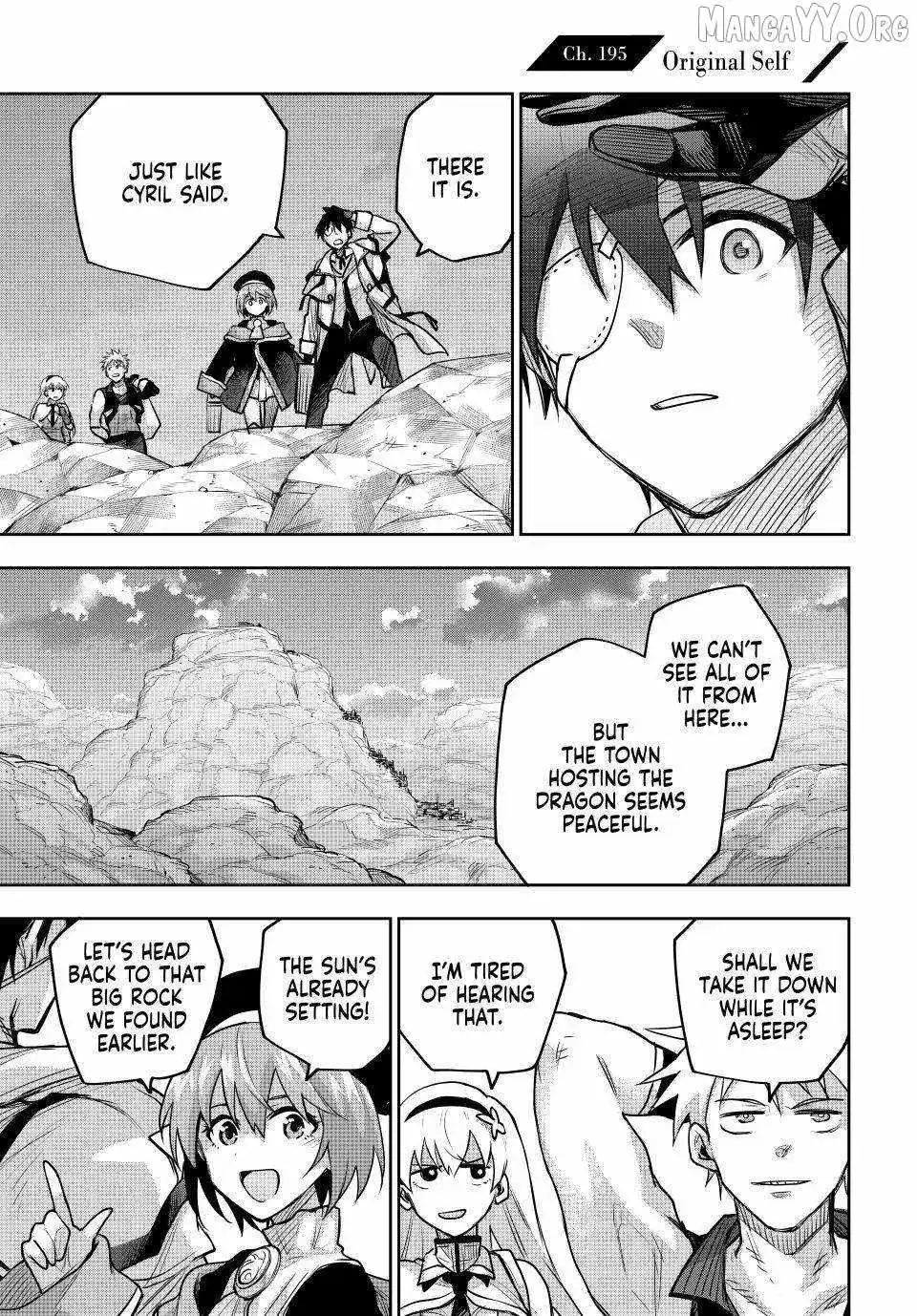 Mikata ga Yowasugite Hojo Mahou ni Tesshiteita Kyuutei Mahoushi, Tsuihou Sarete Saikyou wo Mezashimasu Chapter 195 page 1