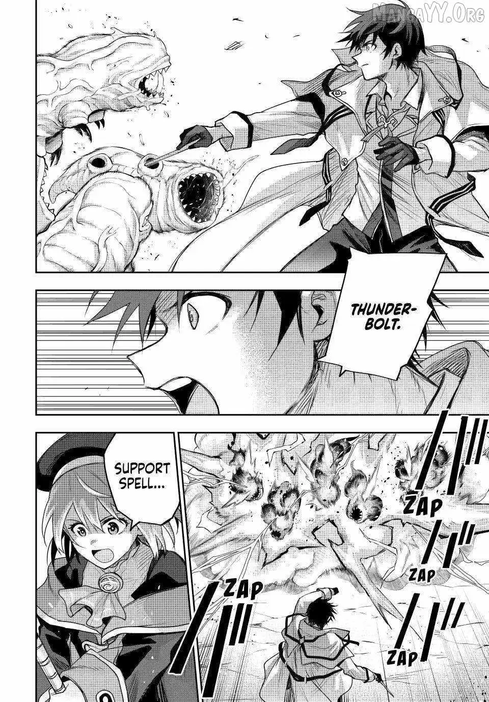 Mikata ga Yowasugite Hojo Mahou ni Tesshiteita Kyuutei Mahoushi, Tsuihou Sarete Saikyou wo Mezashimasu Chapter 197 page 12
