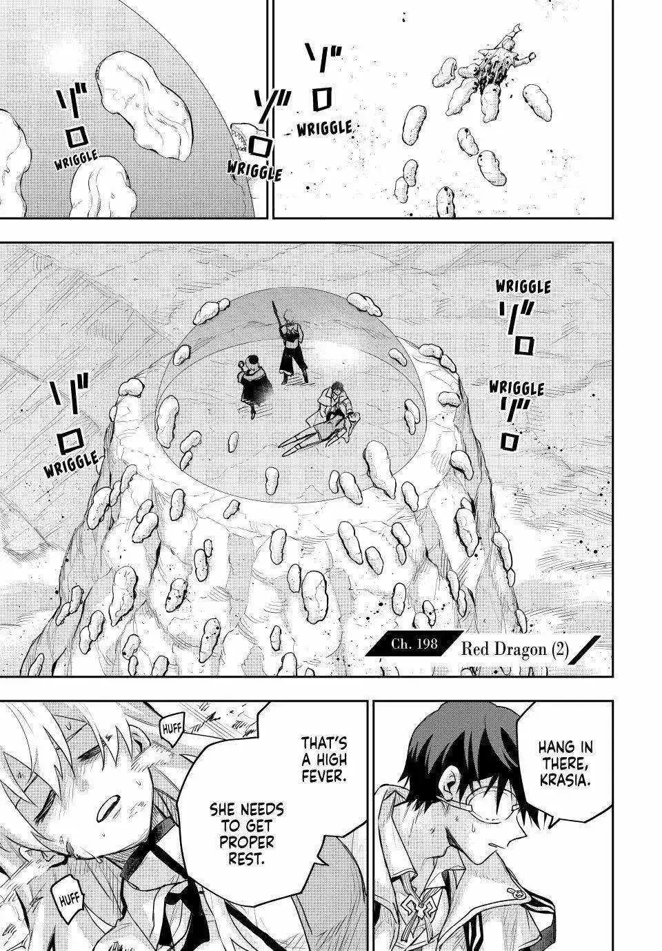 Mikata ga Yowasugite Hojo Mahou ni Tesshiteita Kyuutei Mahoushi, Tsuihou Sarete Saikyou wo Mezashimasu Chapter 198 page 1