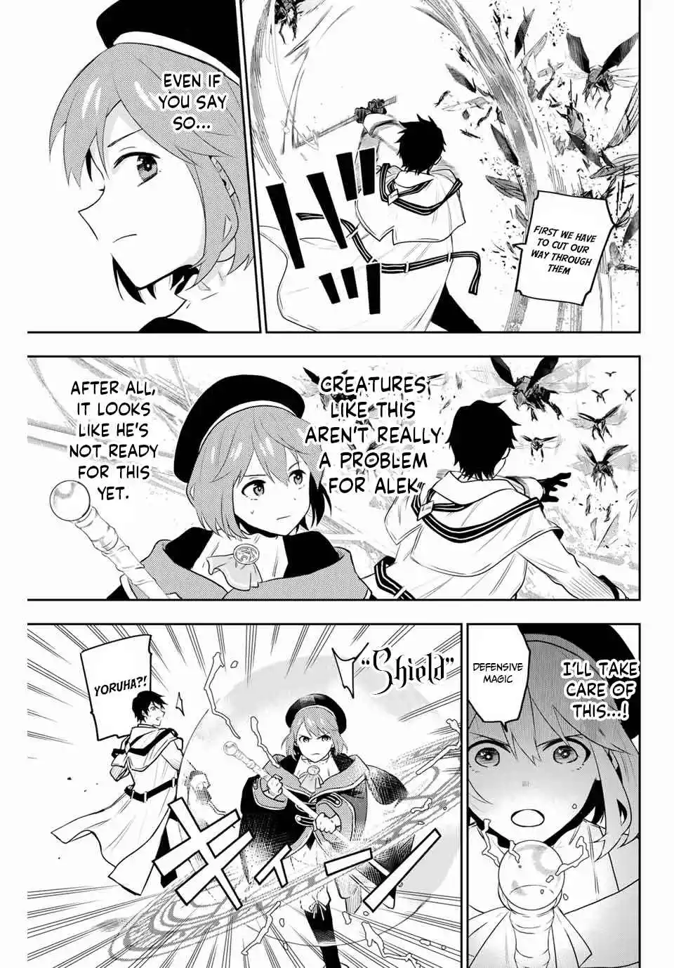 Mikata ga Yowasugite Hojo Mahou ni Tesshiteita Kyuutei Mahoushi, Tsuihou Sarete Saikyou wo Mezashimasu Chapter 2 page 12