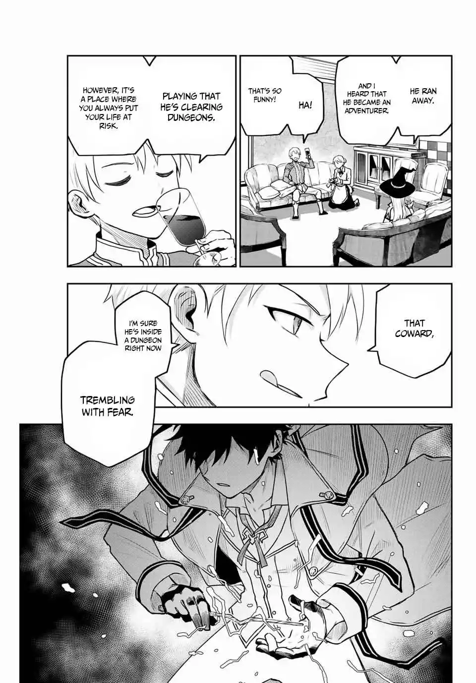 Mikata ga Yowasugite Hojo Mahou ni Tesshiteita Kyuutei Mahoushi, Tsuihou Sarete Saikyou wo Mezashimasu Chapter 2 page 22