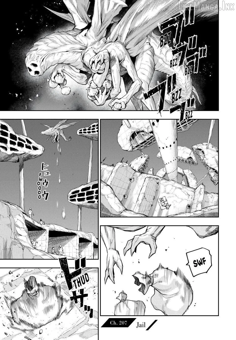 Mikata ga Yowasugite Hojo Mahou ni Tesshiteita Kyuutei Mahoushi, Tsuihou Sarete Saikyou wo Mezashimasu Chapter 207 page 1