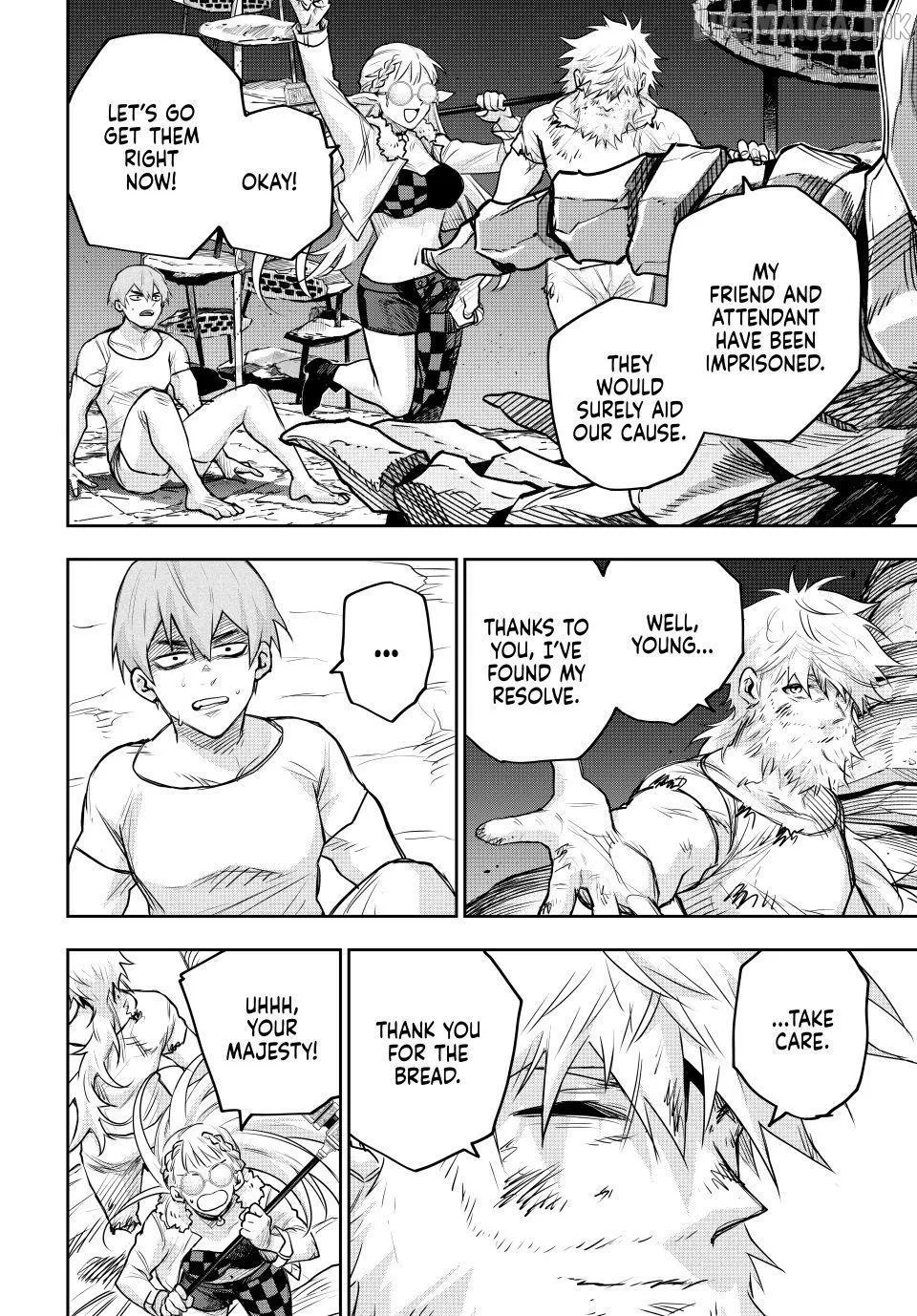 Mikata ga Yowasugite Hojo Mahou ni Tesshiteita Kyuutei Mahoushi, Tsuihou Sarete Saikyou wo Mezashimasu Chapter 207 page 18