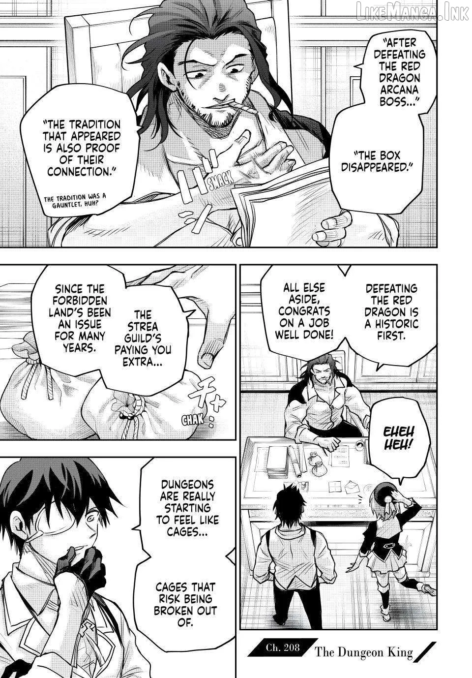 Mikata ga Yowasugite Hojo Mahou ni Tesshiteita Kyuutei Mahoushi, Tsuihou Sarete Saikyou wo Mezashimasu Chapter 208 page 1