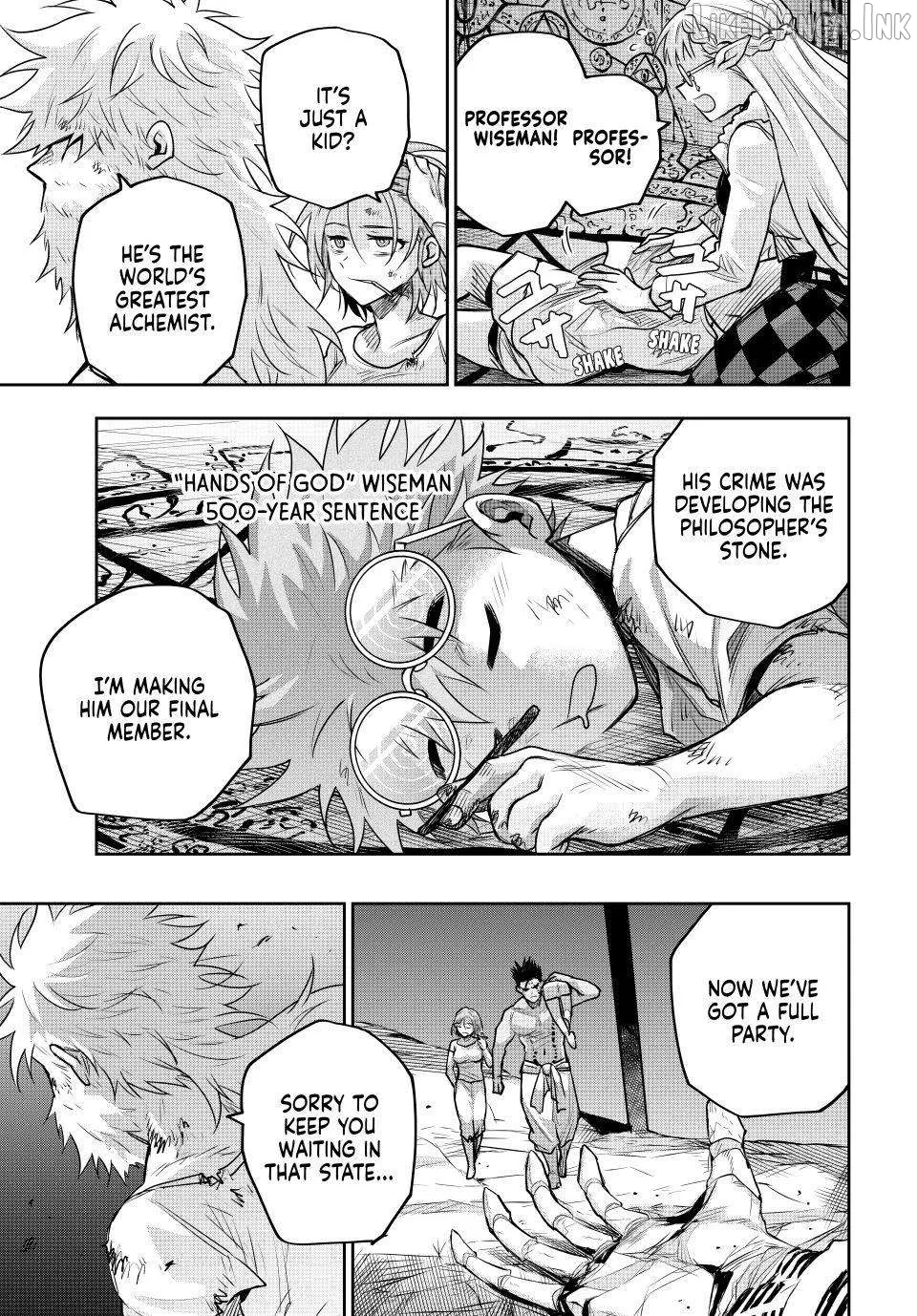 Mikata ga Yowasugite Hojo Mahou ni Tesshiteita Kyuutei Mahoushi, Tsuihou Sarete Saikyou wo Mezashimasu Chapter 208 page 13