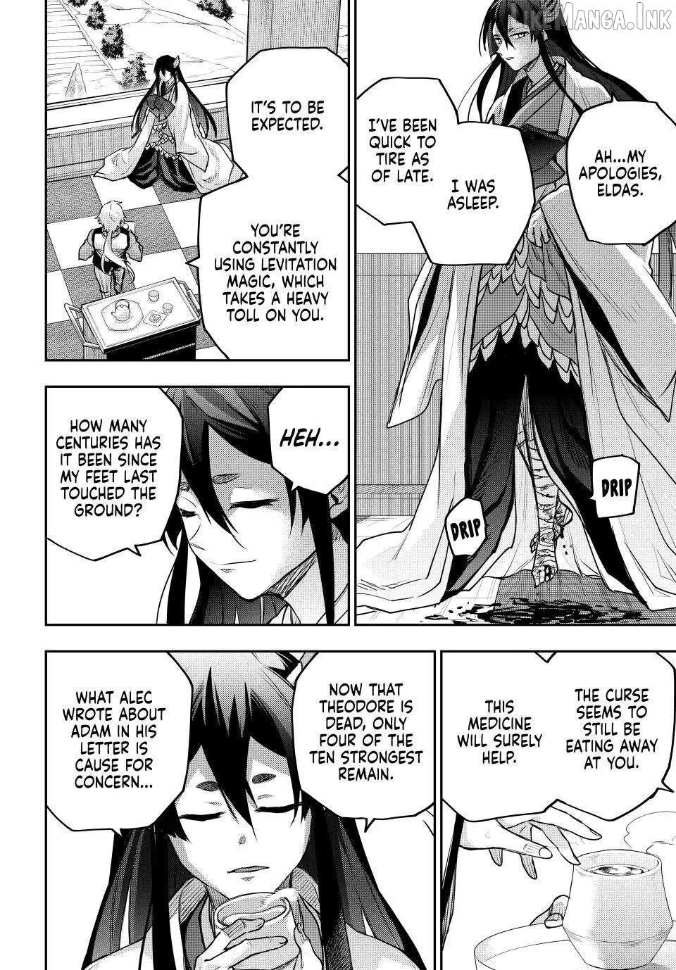 Mikata ga Yowasugite Hojo Mahou ni Tesshiteita Kyuutei Mahoushi, Tsuihou Sarete Saikyou wo Mezashimasu Chapter 209 page 10