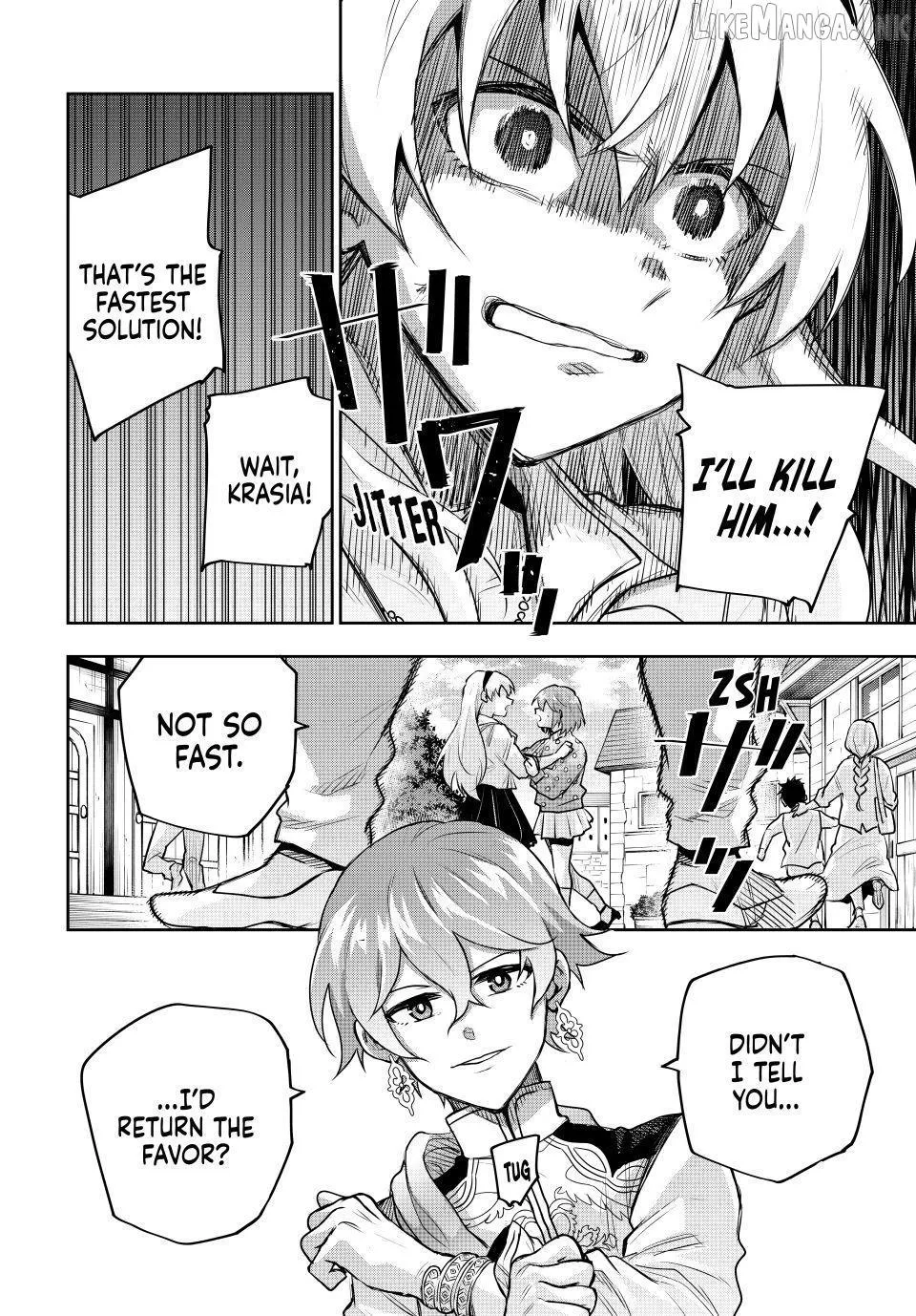 Mikata ga Yowasugite Hojo Mahou ni Tesshiteita Kyuutei Mahoushi, Tsuihou Sarete Saikyou wo Mezashimasu Chapter 212 page 10
