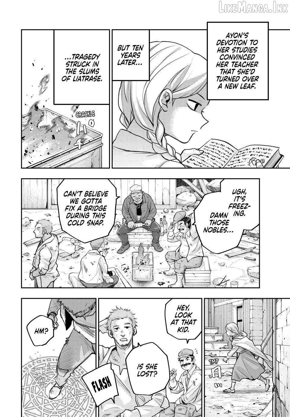 Mikata ga Yowasugite Hojo Mahou ni Tesshiteita Kyuutei Mahoushi, Tsuihou Sarete Saikyou wo Mezashimasu Chapter 213 page 2