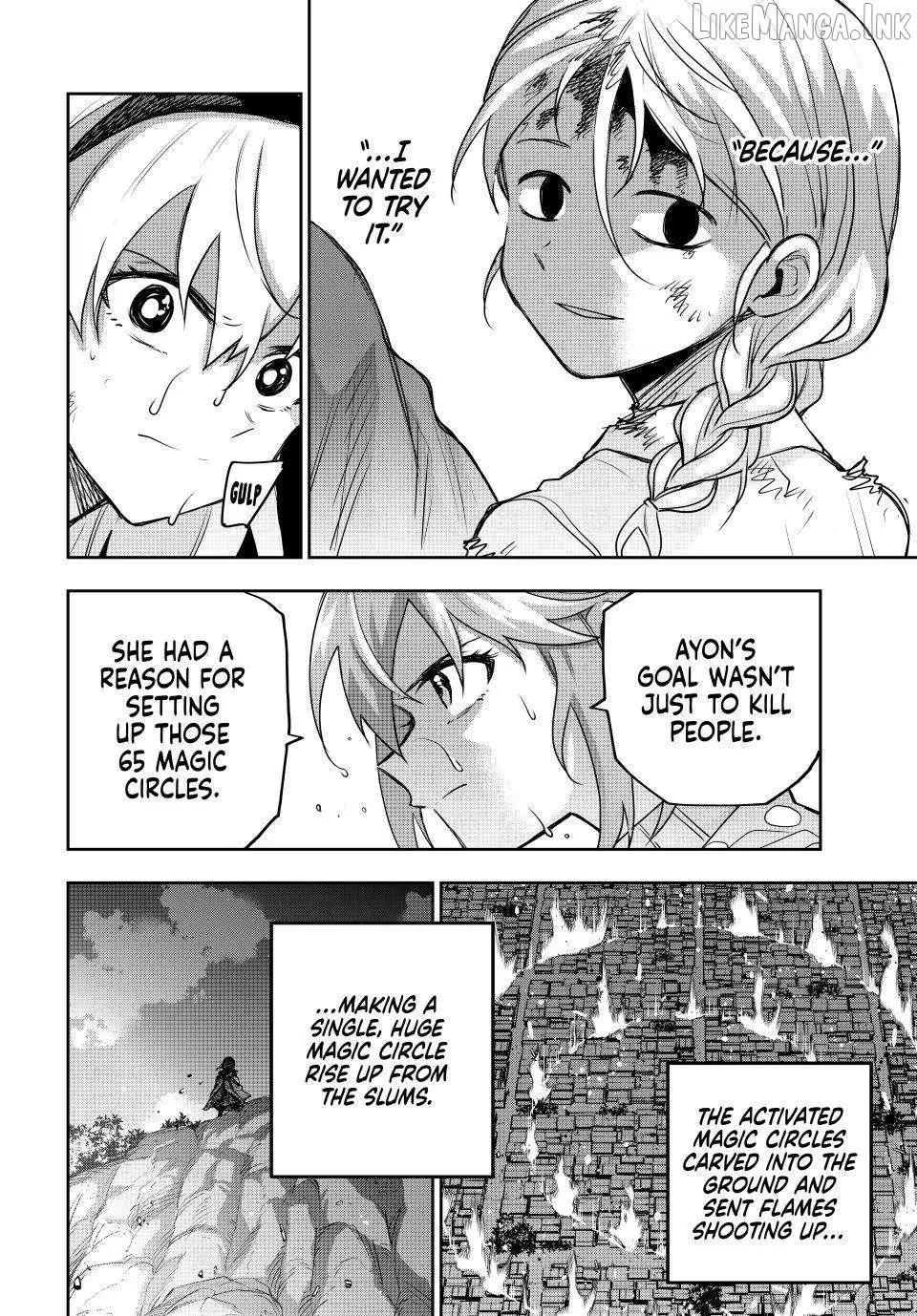 Mikata ga Yowasugite Hojo Mahou ni Tesshiteita Kyuutei Mahoushi, Tsuihou Sarete Saikyou wo Mezashimasu Chapter 213 page 4