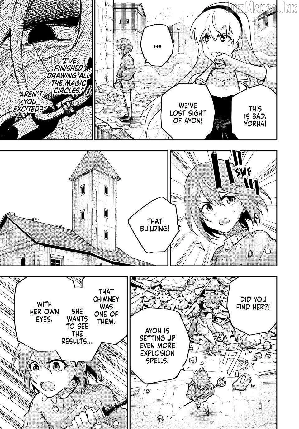 Mikata ga Yowasugite Hojo Mahou ni Tesshiteita Kyuutei Mahoushi, Tsuihou Sarete Saikyou wo Mezashimasu Chapter 213 page 11