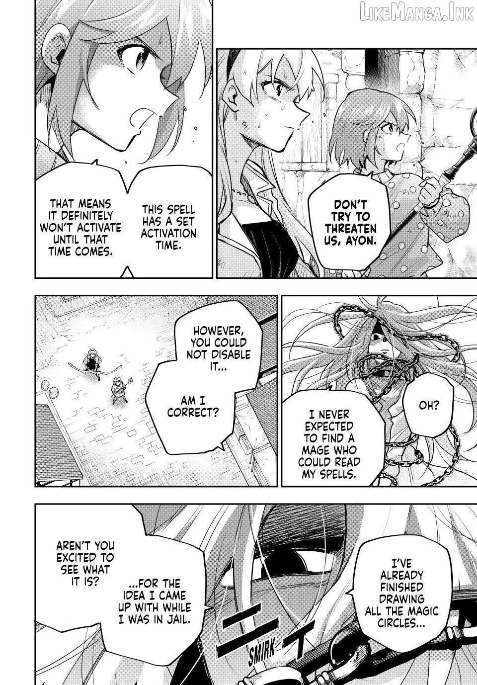 Mikata ga Yowasugite Hojo Mahou ni Tesshiteita Kyuutei Mahoushi, Tsuihou Sarete Saikyou wo Mezashimasu Chapter 213 page 8
