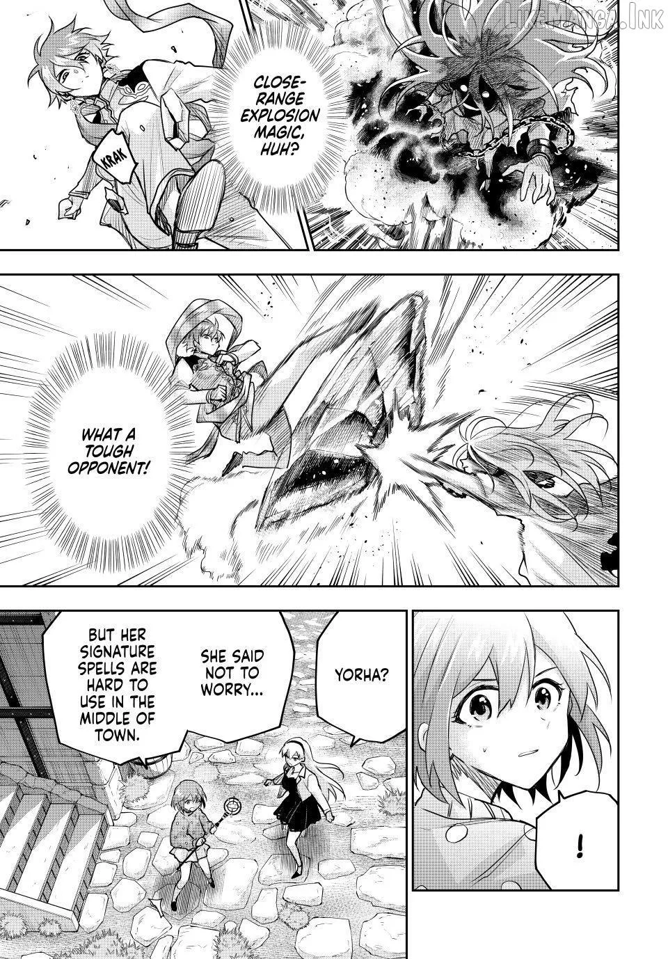 Mikata ga Yowasugite Hojo Mahou ni Tesshiteita Kyuutei Mahoushi, Tsuihou Sarete Saikyou wo Mezashimasu Chapter 214 page 13