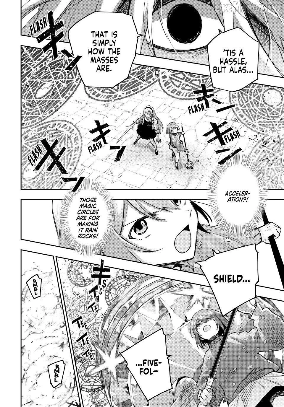 Mikata ga Yowasugite Hojo Mahou ni Tesshiteita Kyuutei Mahoushi, Tsuihou Sarete Saikyou wo Mezashimasu Chapter 214 page 8