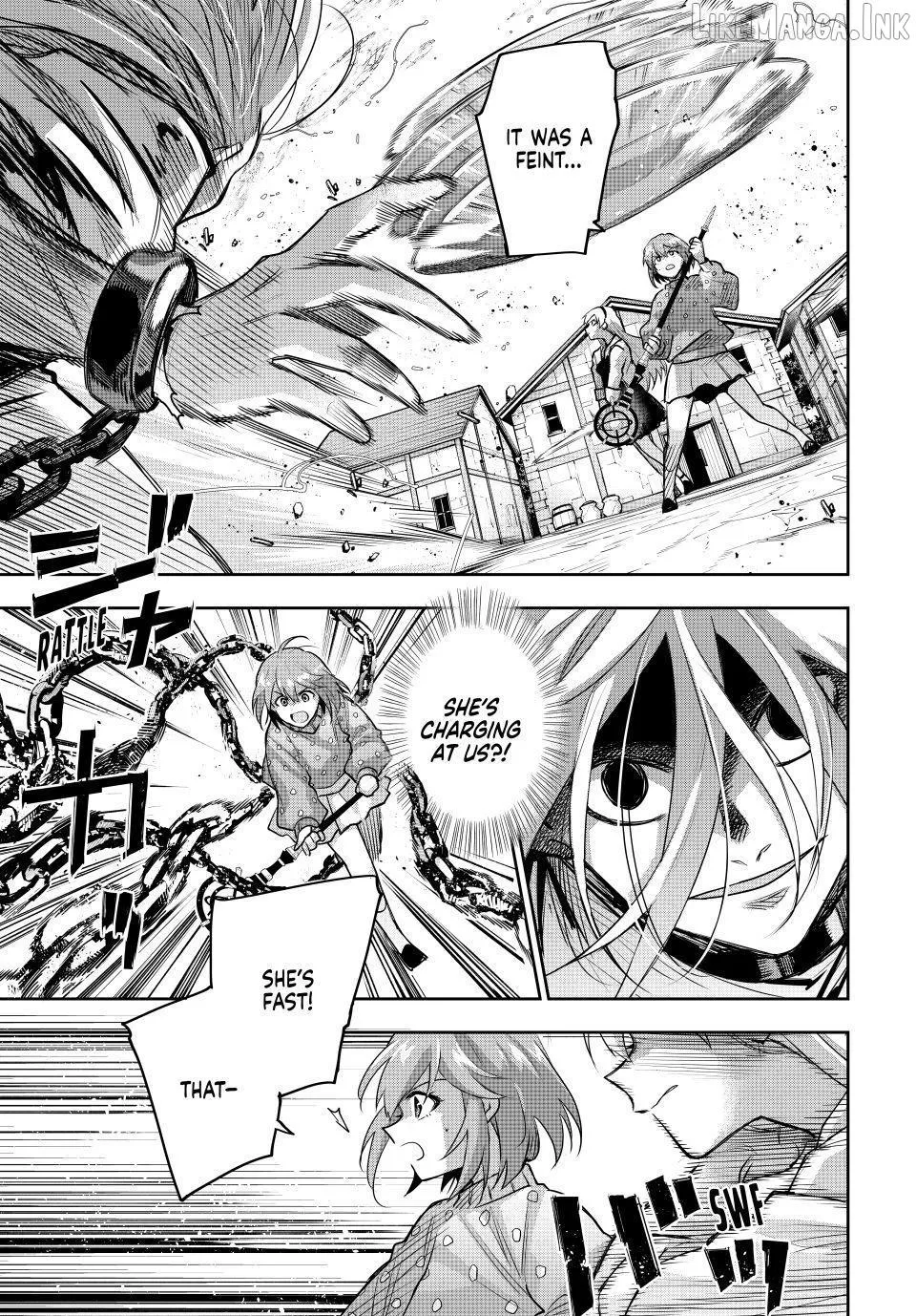 Mikata ga Yowasugite Hojo Mahou ni Tesshiteita Kyuutei Mahoushi, Tsuihou Sarete Saikyou wo Mezashimasu Chapter 214 page 9