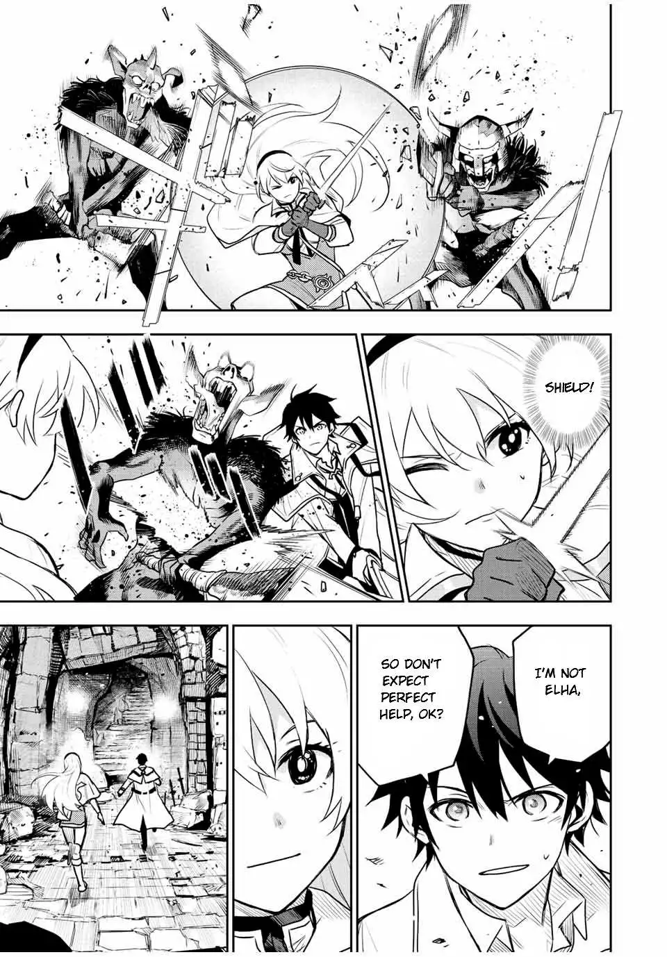 Mikata ga Yowasugite Hojo Mahou ni Tesshiteita Kyuutei Mahoushi, Tsuihou Sarete Saikyou wo Mezashimasu Chapter 30 page 3