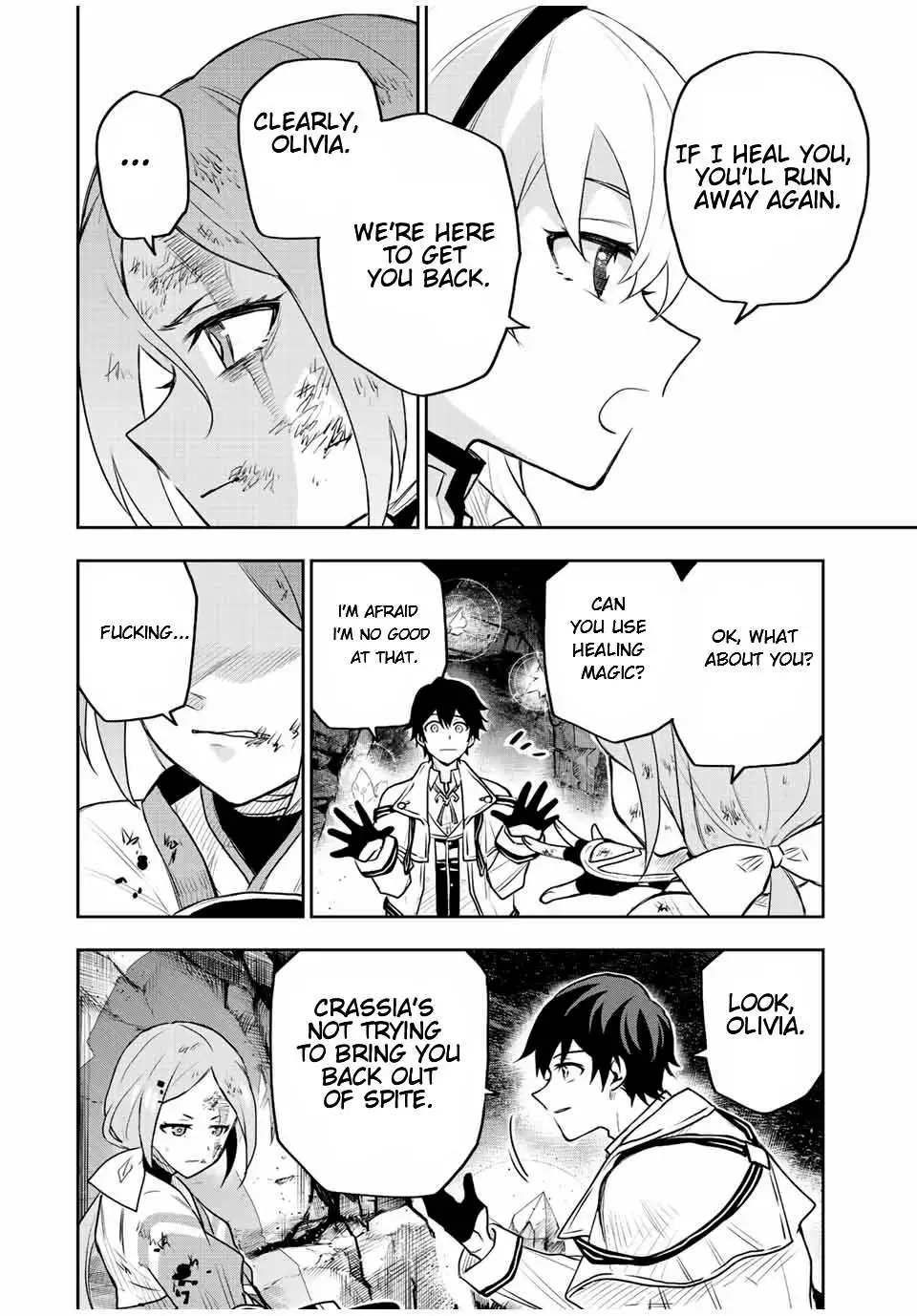 Mikata ga Yowasugite Hojo Mahou ni Tesshiteita Kyuutei Mahoushi, Tsuihou Sarete Saikyou wo Mezashimasu Chapter 30 page 6