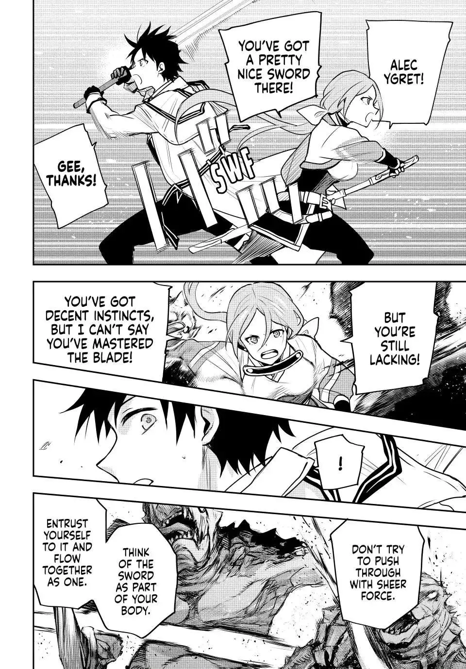 Mikata ga Yowasugite Hojo Mahou ni Tesshiteita Kyuutei Mahoushi, Tsuihou Sarete Saikyou wo Mezashimasu Chapter 31 page 14