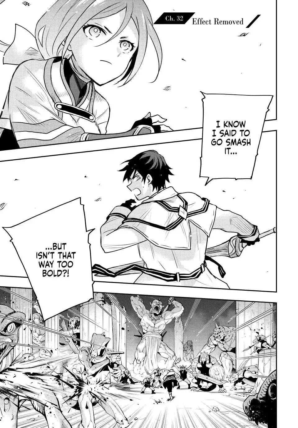 Mikata ga Yowasugite Hojo Mahou ni Tesshiteita Kyuutei Mahoushi, Tsuihou Sarete Saikyou wo Mezashimasu Chapter 32 page 1