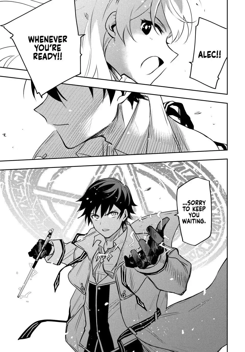Mikata ga Yowasugite Hojo Mahou ni Tesshiteita Kyuutei Mahoushi, Tsuihou Sarete Saikyou wo Mezashimasu Chapter 32 page 13