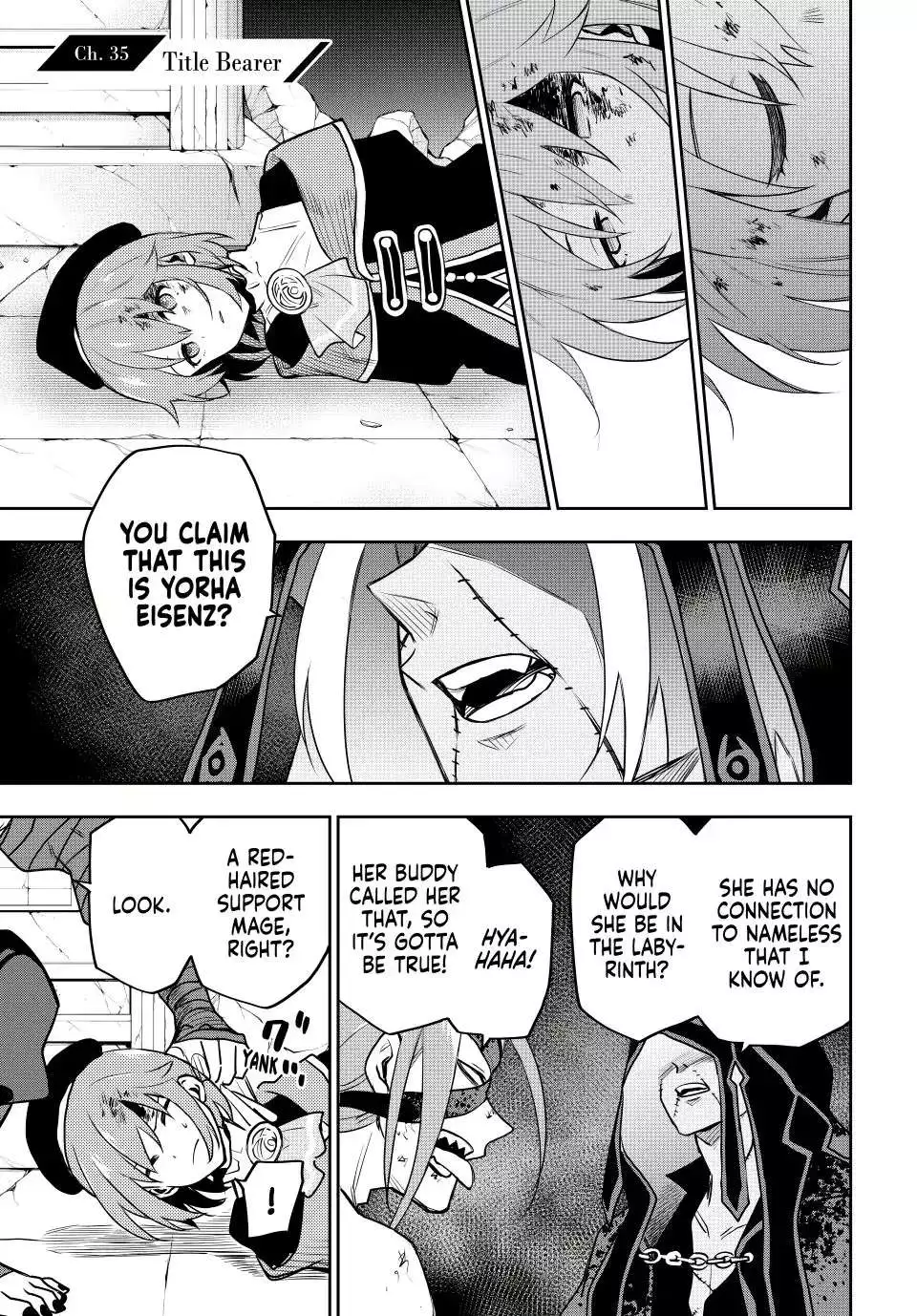 Mikata ga Yowasugite Hojo Mahou ni Tesshiteita Kyuutei Mahoushi, Tsuihou Sarete Saikyou wo Mezashimasu Chapter 35 page 1