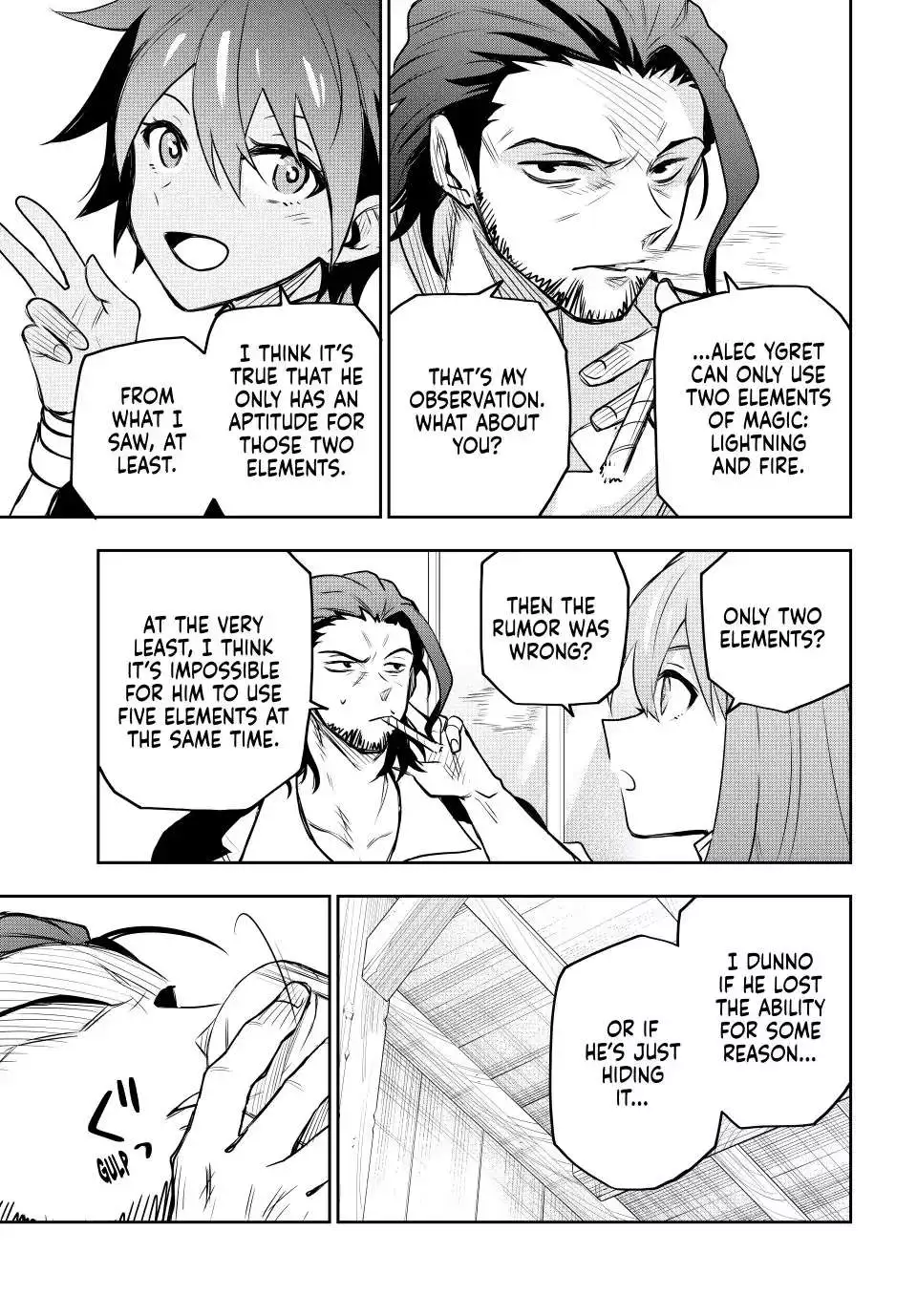 Mikata ga Yowasugite Hojo Mahou ni Tesshiteita Kyuutei Mahoushi, Tsuihou Sarete Saikyou wo Mezashimasu Chapter 38 page 15