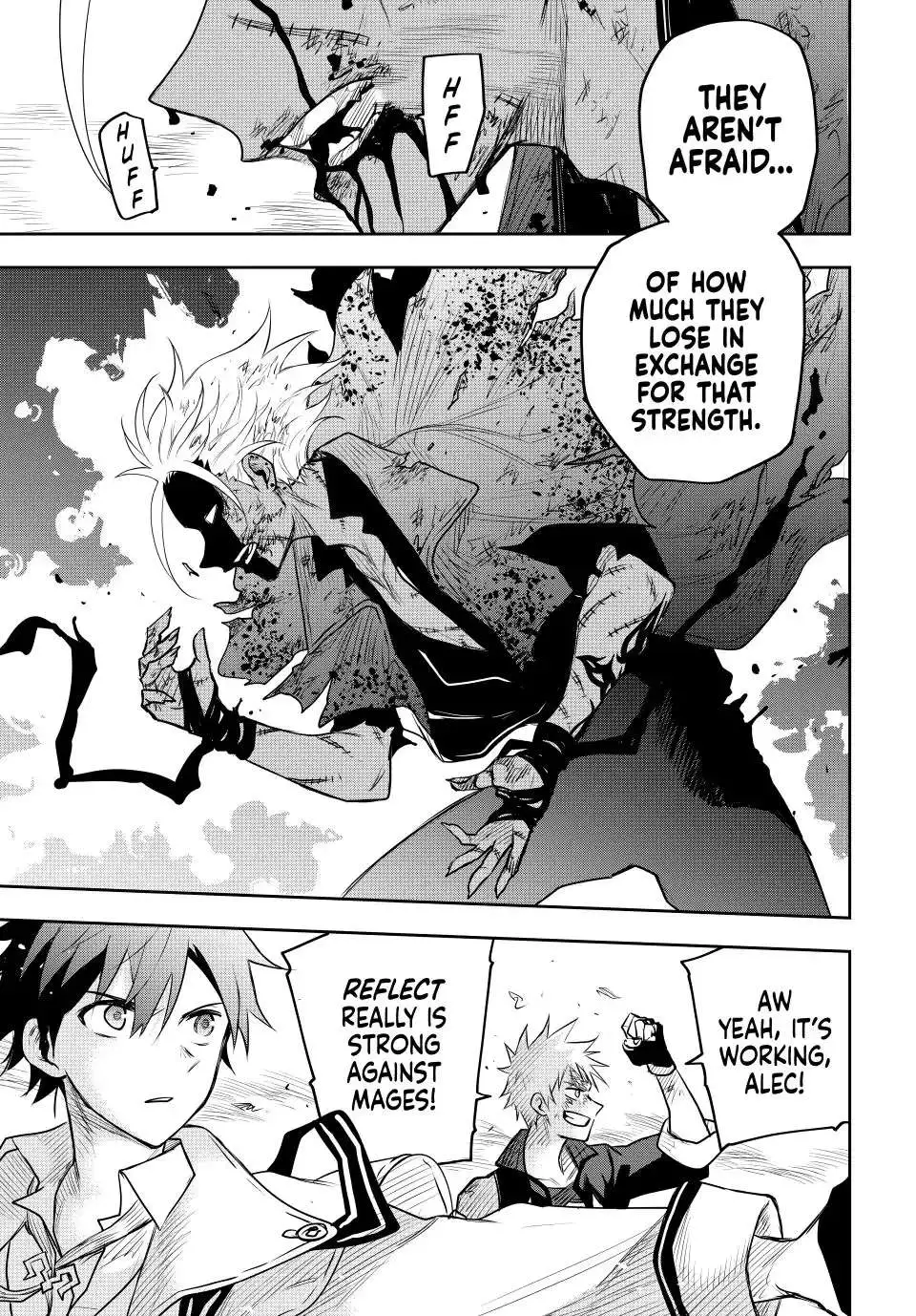 Mikata ga Yowasugite Hojo Mahou ni Tesshiteita Kyuutei Mahoushi, Tsuihou Sarete Saikyou wo Mezashimasu Chapter 39 page 3