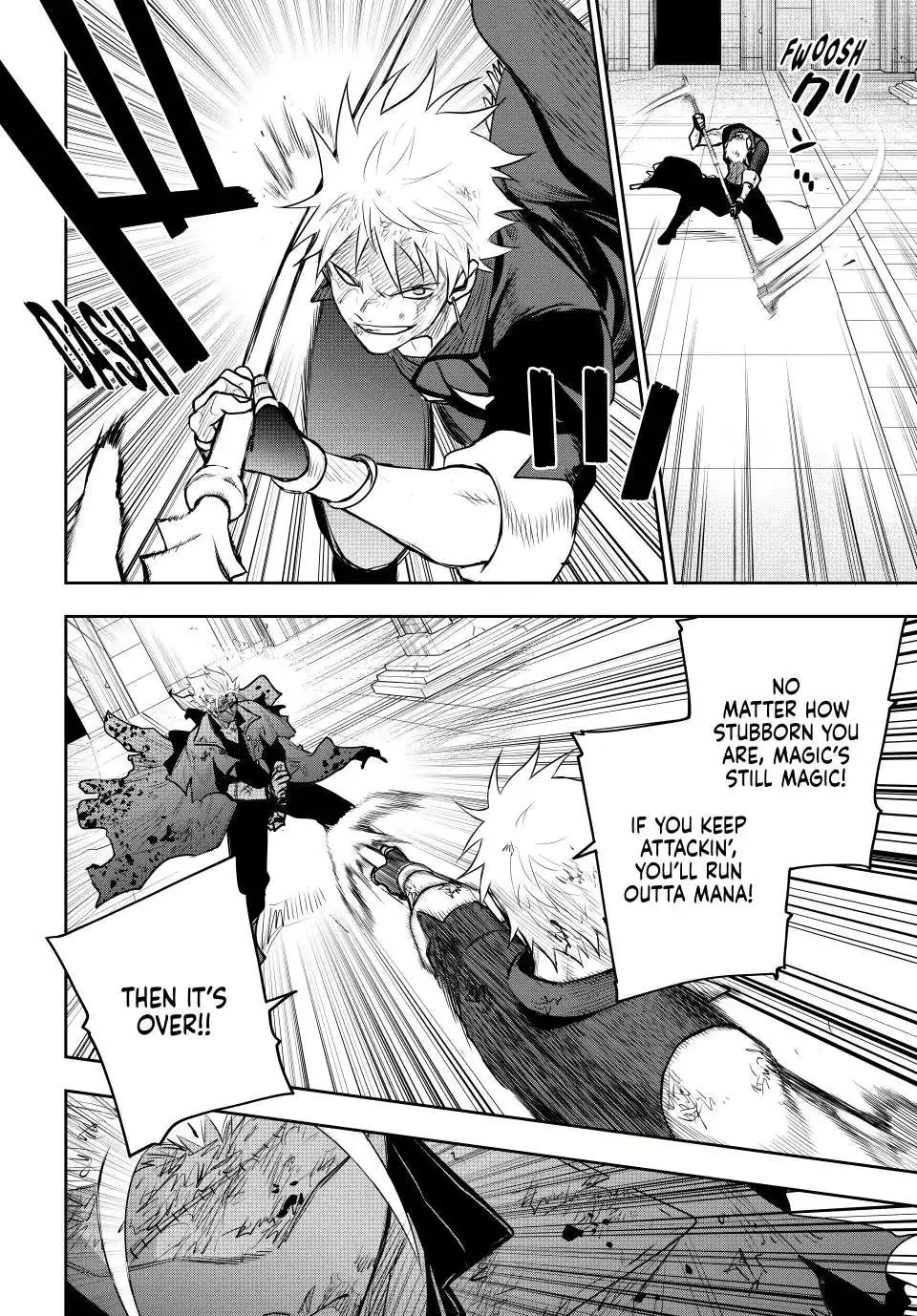 Mikata ga Yowasugite Hojo Mahou ni Tesshiteita Kyuutei Mahoushi, Tsuihou Sarete Saikyou wo Mezashimasu Chapter 39 page 4