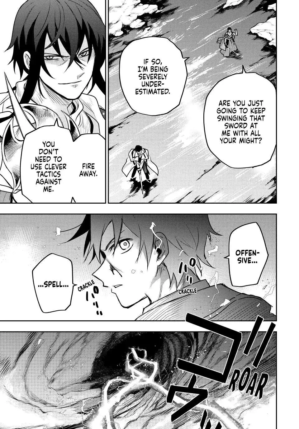 Mikata ga Yowasugite Hojo Mahou ni Tesshiteita Kyuutei Mahoushi, Tsuihou Sarete Saikyou wo Mezashimasu Chapter 44 page 7