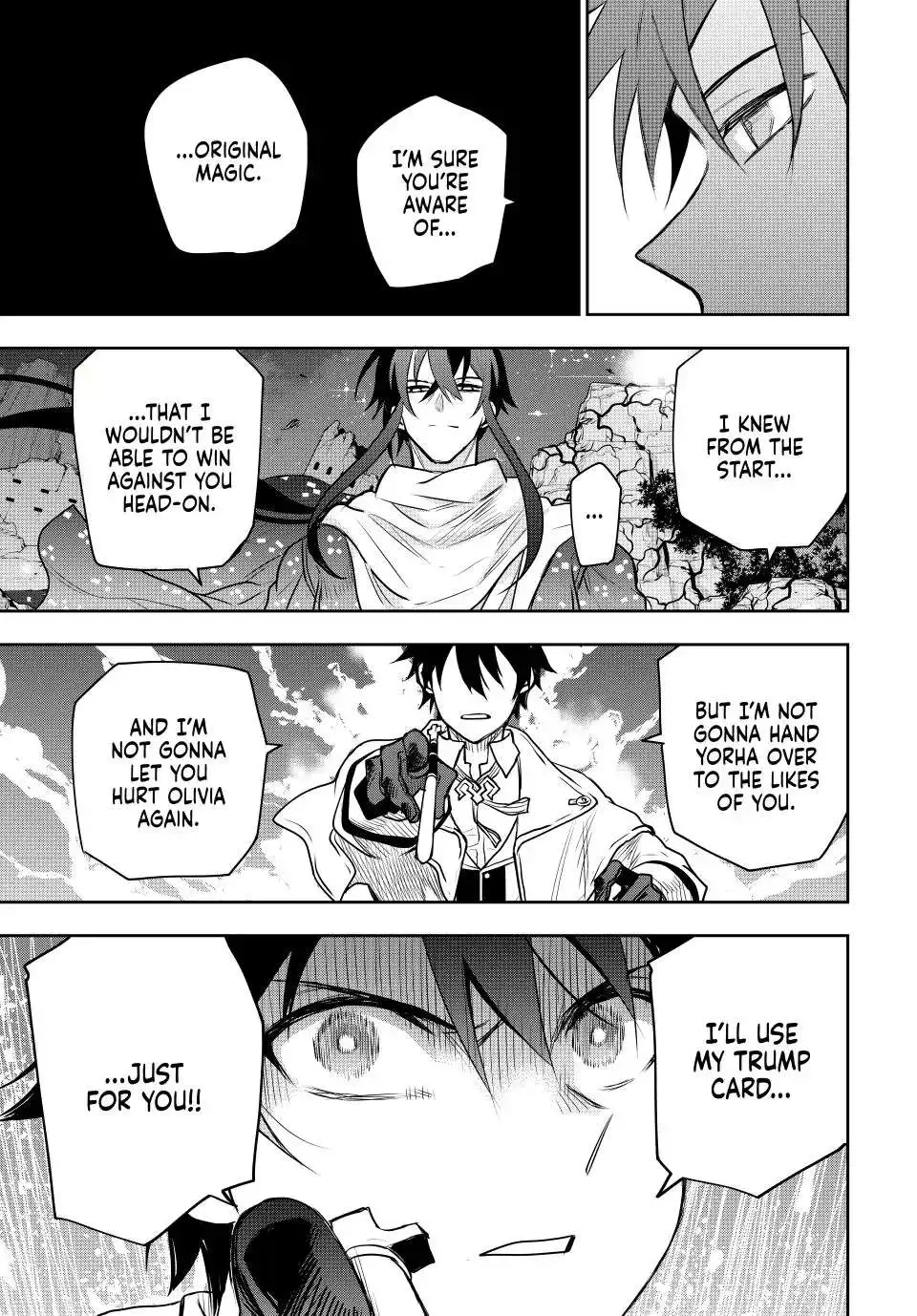 Mikata ga Yowasugite Hojo Mahou ni Tesshiteita Kyuutei Mahoushi, Tsuihou Sarete Saikyou wo Mezashimasu Chapter 44 page 17