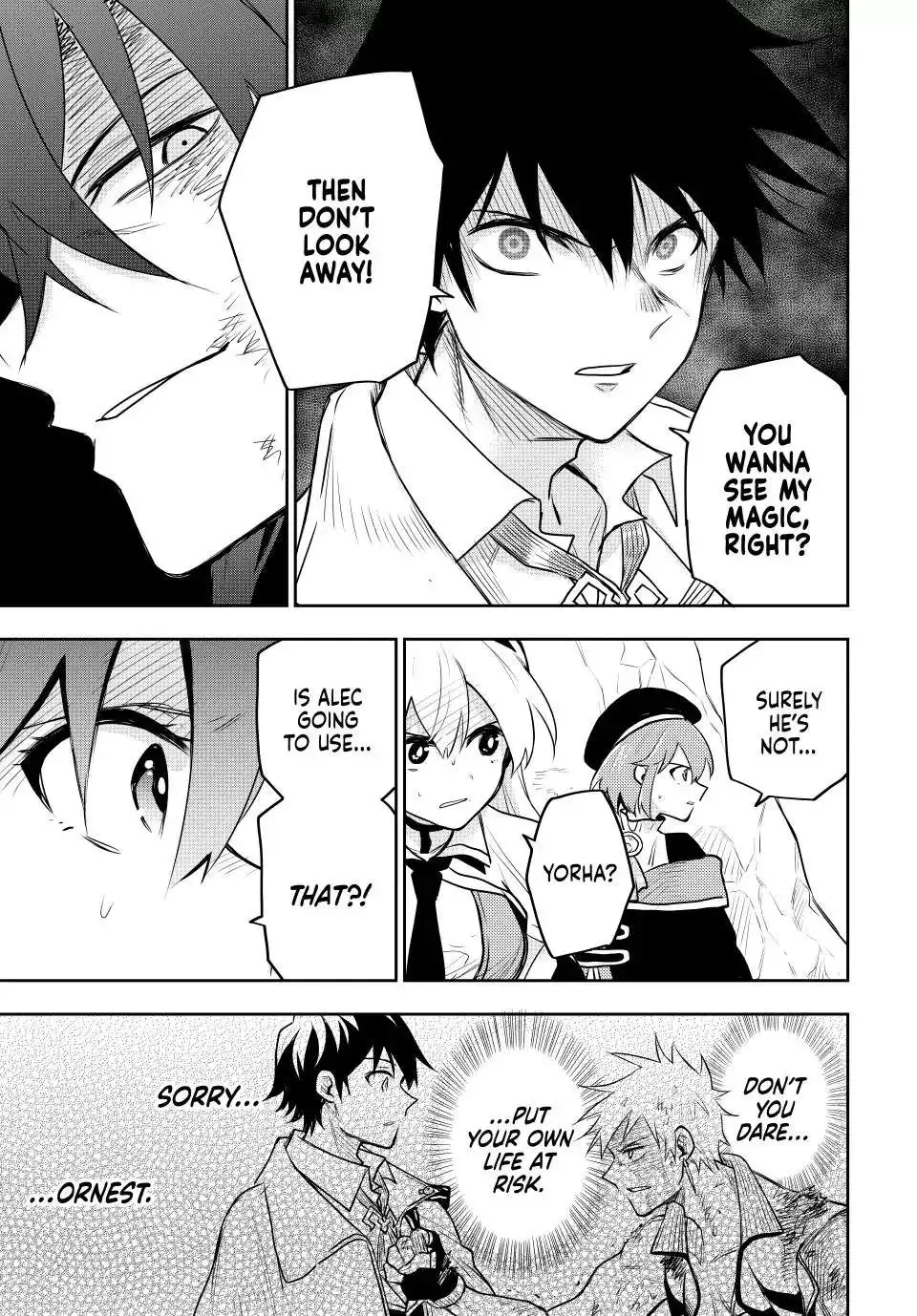 Mikata ga Yowasugite Hojo Mahou ni Tesshiteita Kyuutei Mahoushi, Tsuihou Sarete Saikyou wo Mezashimasu Chapter 44 page 15