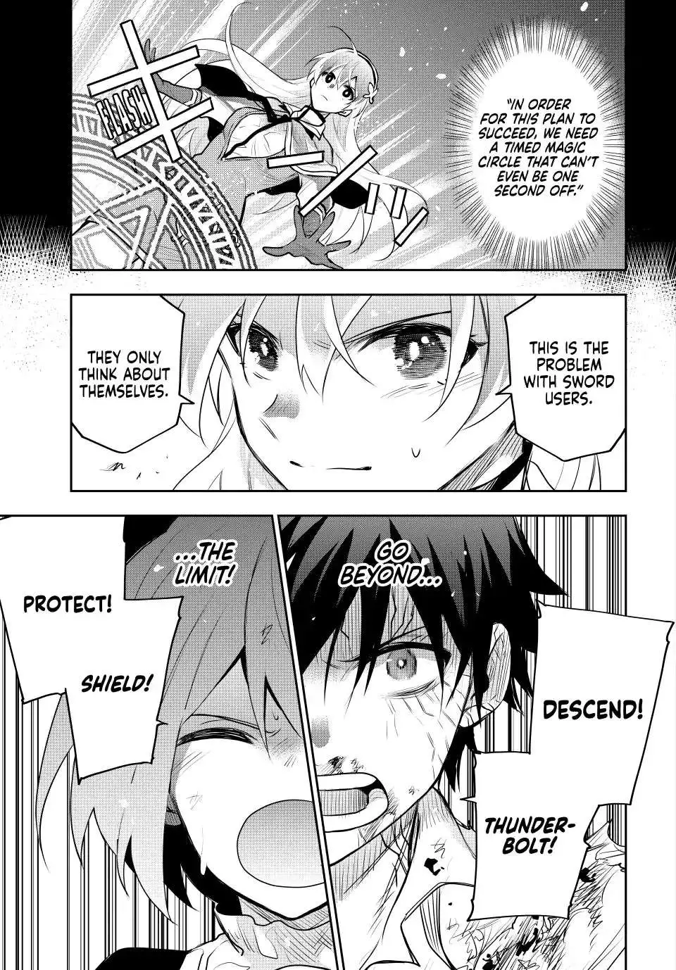 Mikata ga Yowasugite Hojo Mahou ni Tesshiteita Kyuutei Mahoushi, Tsuihou Sarete Saikyou wo Mezashimasu Chapter 49 page 9