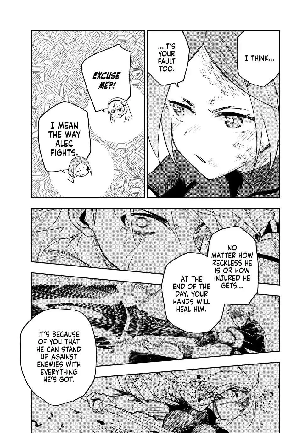 Mikata ga Yowasugite Hojo Mahou ni Tesshiteita Kyuutei Mahoushi, Tsuihou Sarete Saikyou wo Mezashimasu Chapter 51 page 12