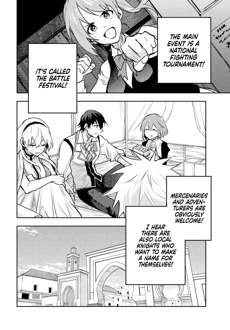 Mikata ga Yowasugite Hojo Mahou ni Tesshiteita Kyuutei Mahoushi, Tsuihou Sarete Saikyou wo Mezashimasu Chapter 52 page 16