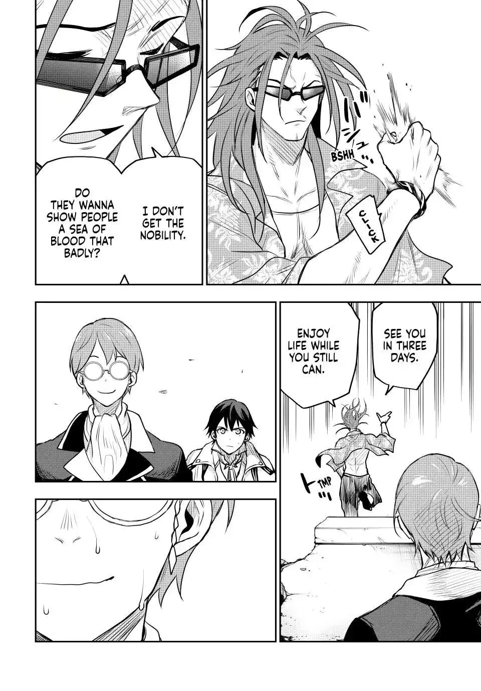 Mikata ga Yowasugite Hojo Mahou ni Tesshiteita Kyuutei Mahoushi, Tsuihou Sarete Saikyou wo Mezashimasu Chapter 56 page 16