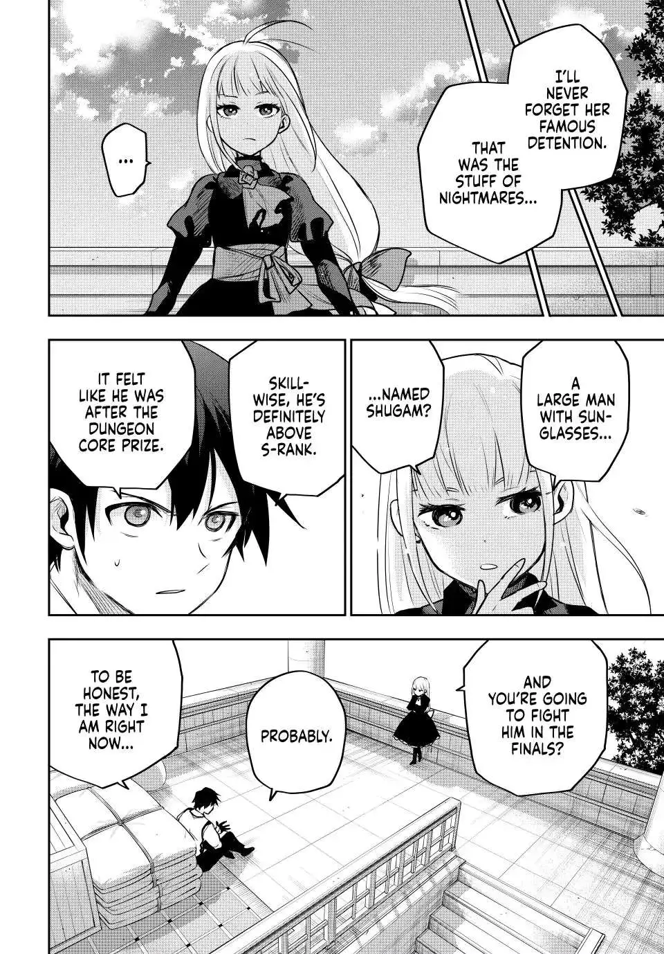 Mikata ga Yowasugite Hojo Mahou ni Tesshiteita Kyuutei Mahoushi, Tsuihou Sarete Saikyou wo Mezashimasu Chapter 57 page 2