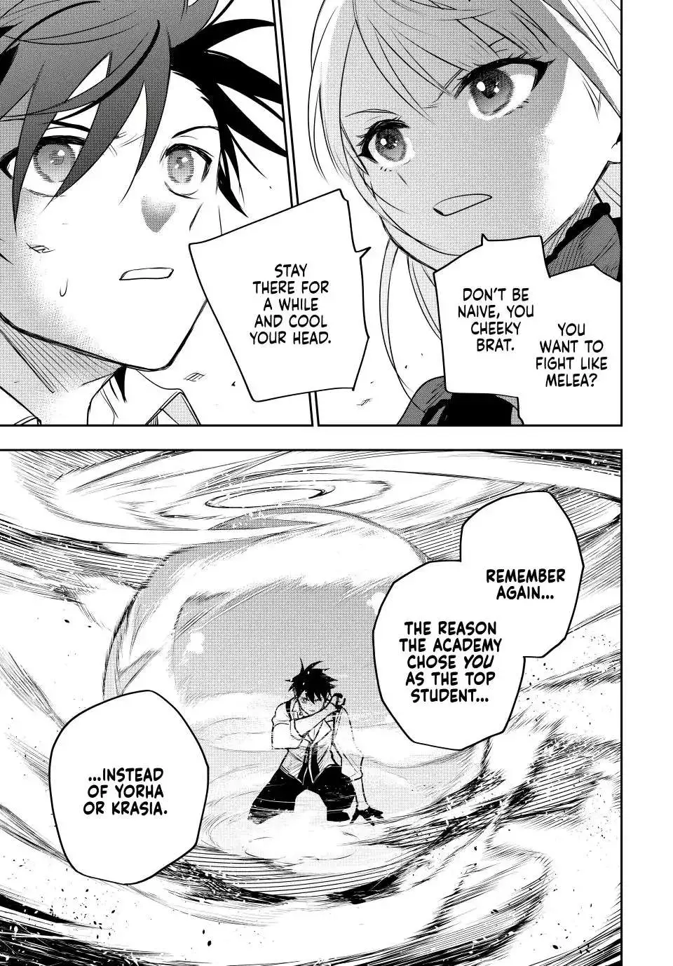 Mikata ga Yowasugite Hojo Mahou ni Tesshiteita Kyuutei Mahoushi, Tsuihou Sarete Saikyou wo Mezashimasu Chapter 57 page 7