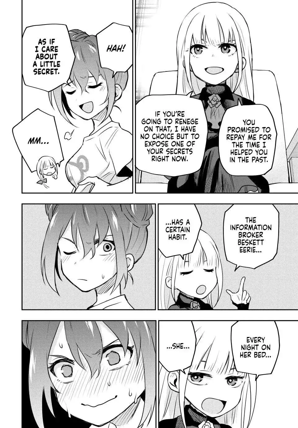 Mikata ga Yowasugite Hojo Mahou ni Tesshiteita Kyuutei Mahoushi, Tsuihou Sarete Saikyou wo Mezashimasu Chapter 57 page 14